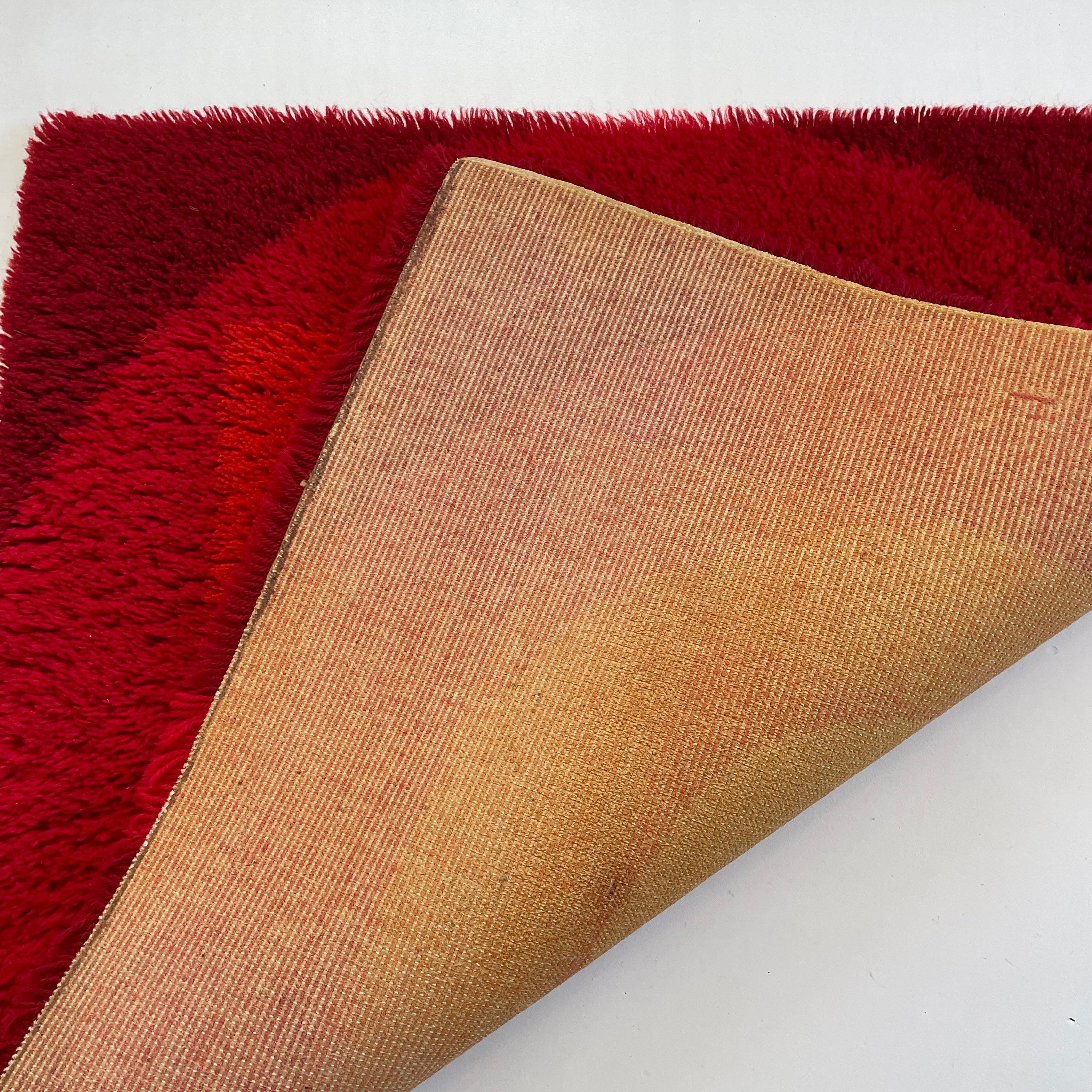 No 3 Varia Set POP ART Wall Rug by VERNER PANTON attrib for Vorwerk Germany 1970 For Sale 7