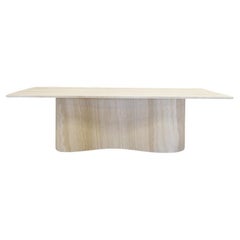 Nº 301 Travertine Dining Table by Amee Allsop