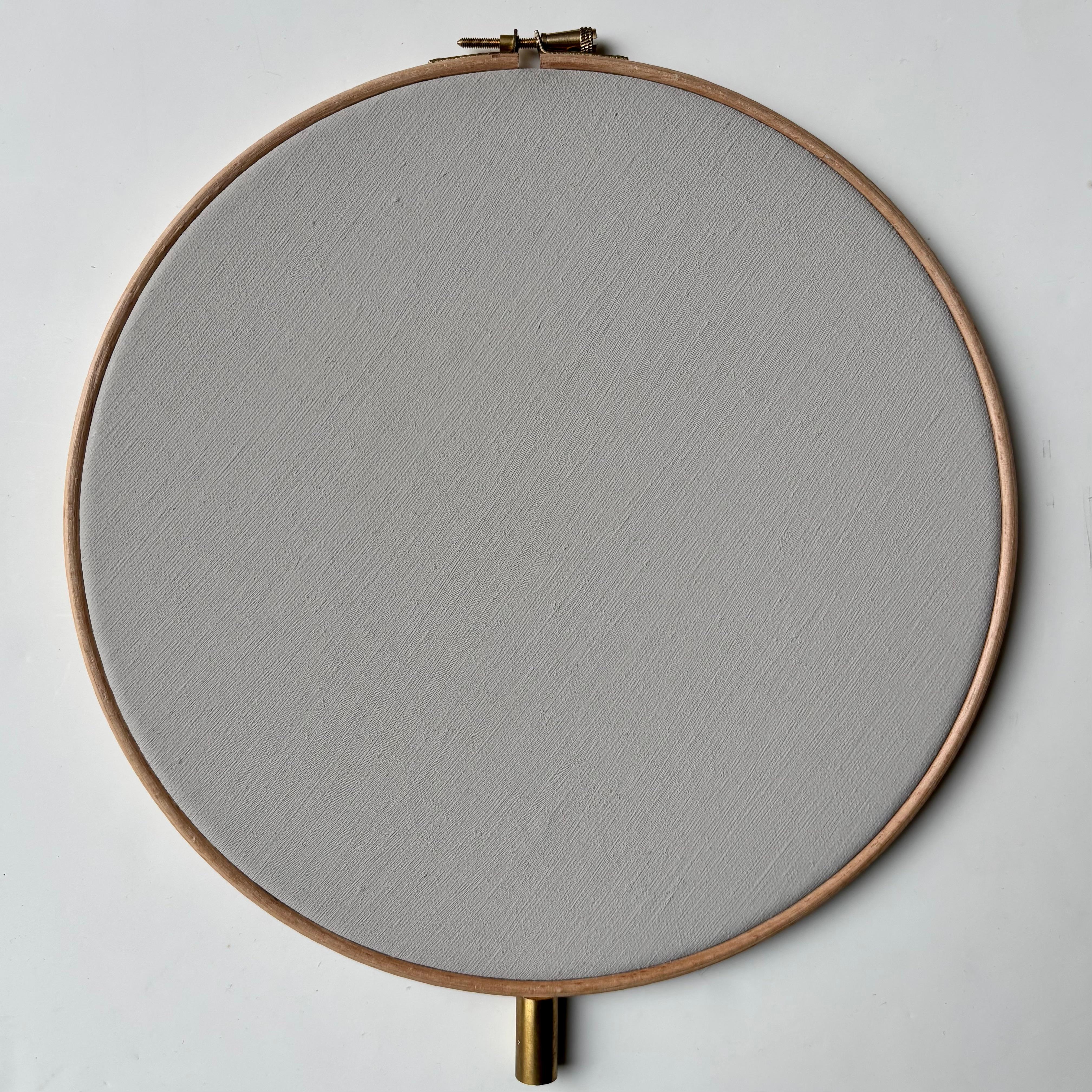Lampe de table One Circle Linen n° 32 fabriquée à la main par Sander Bottinga Neuf - En vente à Geneve, CH