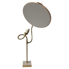 Lampe de table One Circle Linen n° 32 fabriquée à la main par Sander Bottinga