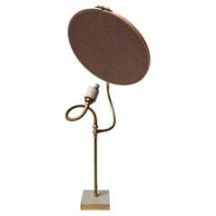 Lampe de table One Circle Linen n° 32 fabriquée à la main par Sander Bottinga