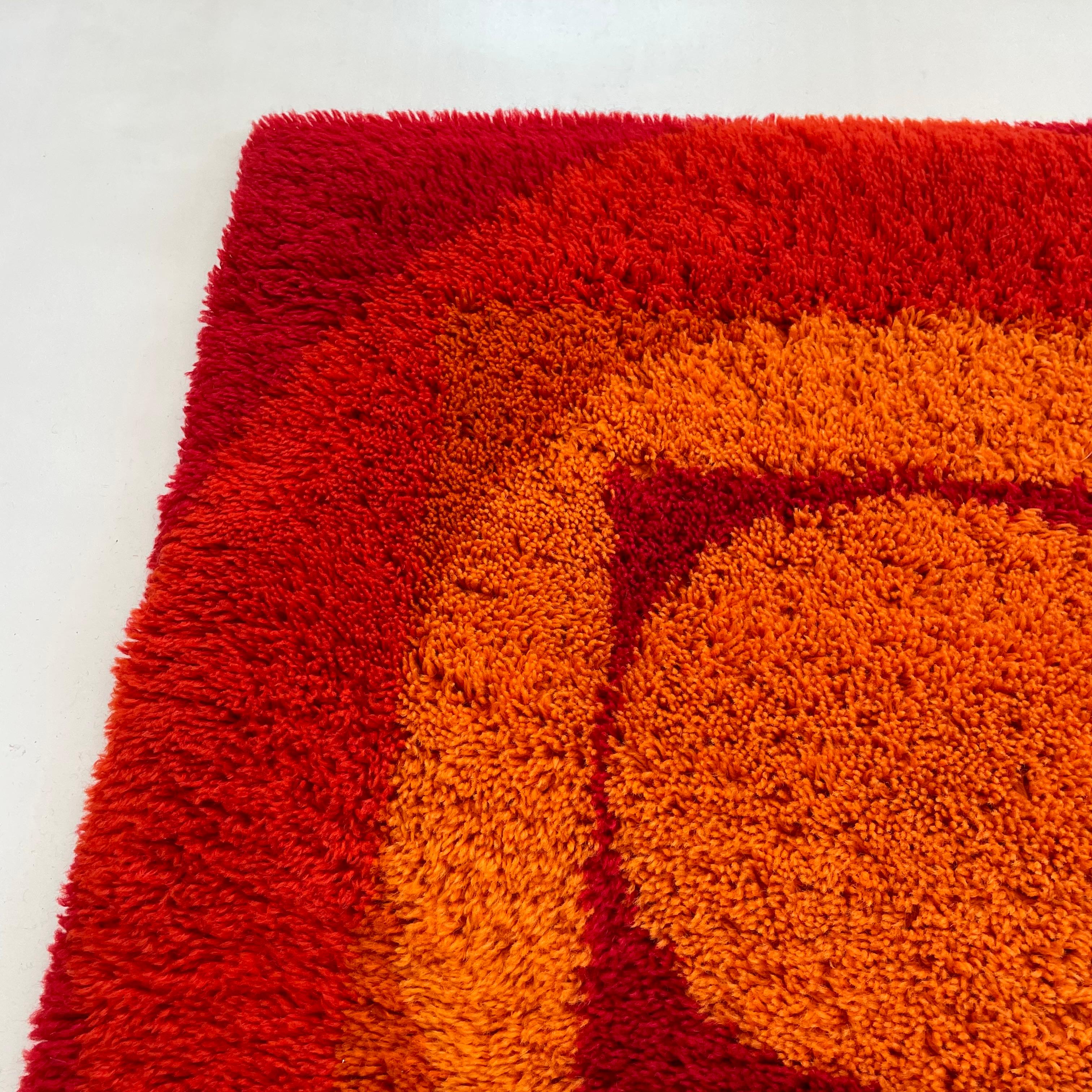 No 4 Varia Set POP ART Wall Rug by VERNER PANTON attrib for Vorwerk Germany 1970 For Sale 3
