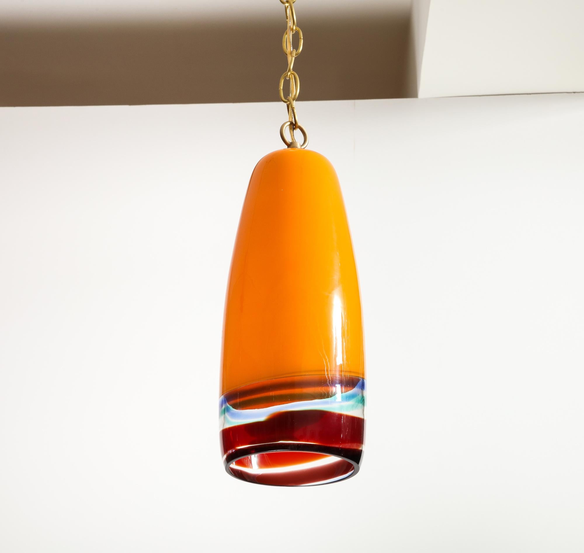 Italian No. 4035 Pendant by Massimo Vignelli for Venini For Sale