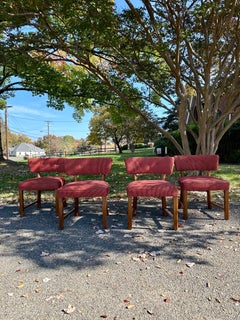 No. 4735 Dining Chairs by Edward Wormley for Dunbar Set of Four