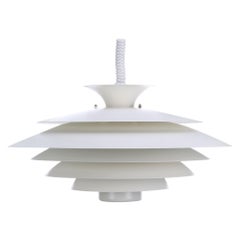 No. 52580 Large White Lamp by Form-Light, 1980s, Denmark