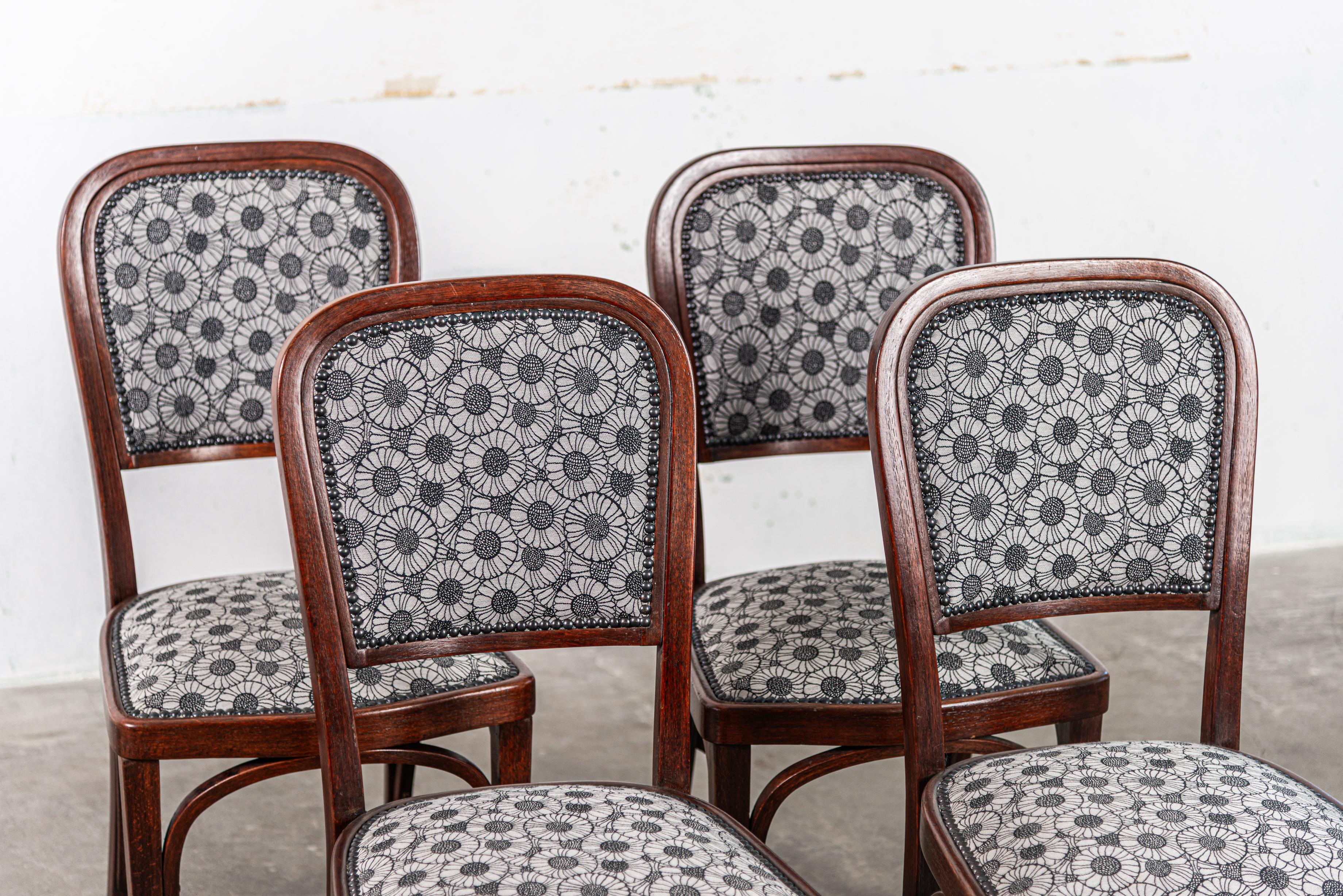 No. 715 Chaises Par Gustav Siegel, exécuté par J&J Kohn Vienne en 1901 en vente 3