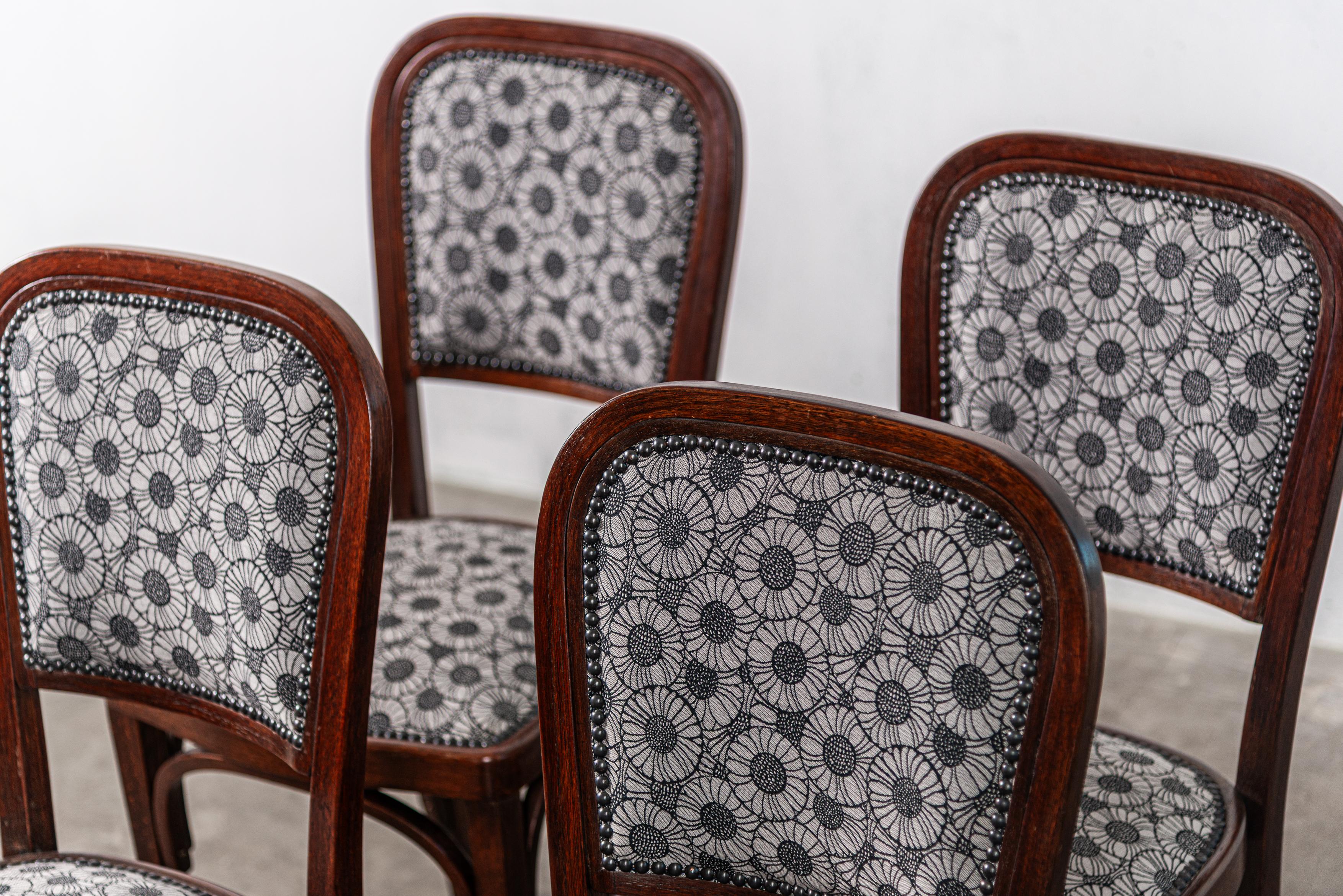 No. 715 Chaises Par Gustav Siegel, exécuté par J&J Kohn Vienne en 1901 en vente 4