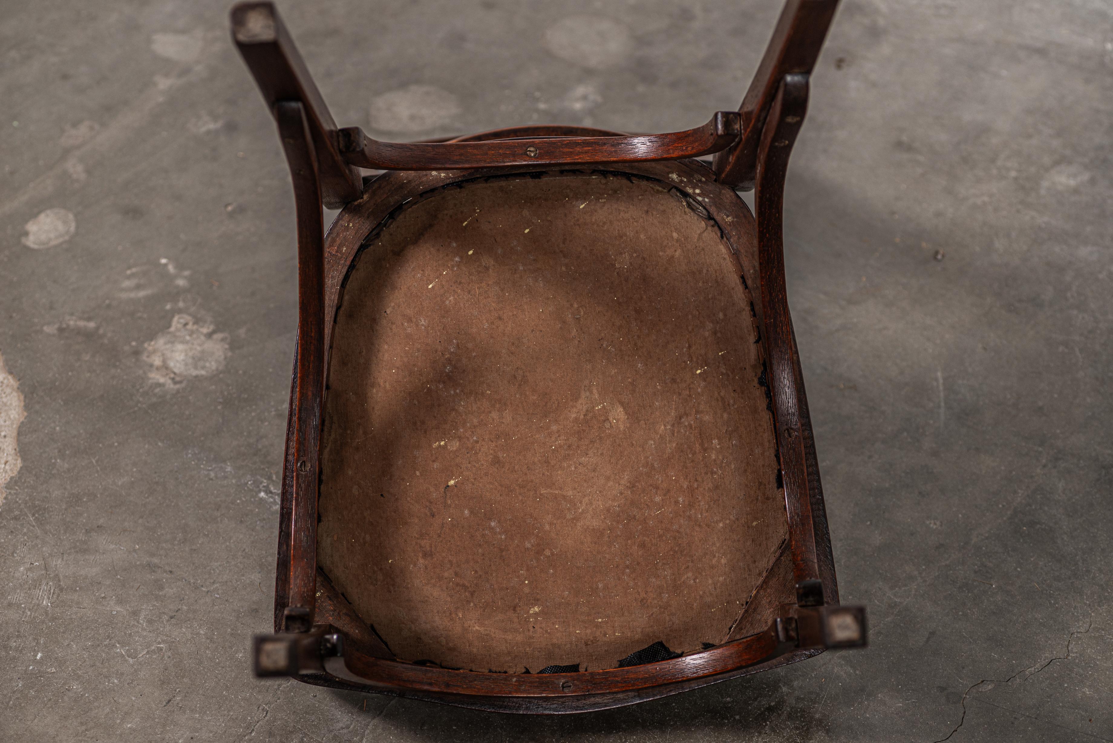 No. 715 Chaises Par Gustav Siegel, exécuté par J&J Kohn Vienne en 1901 en vente 10