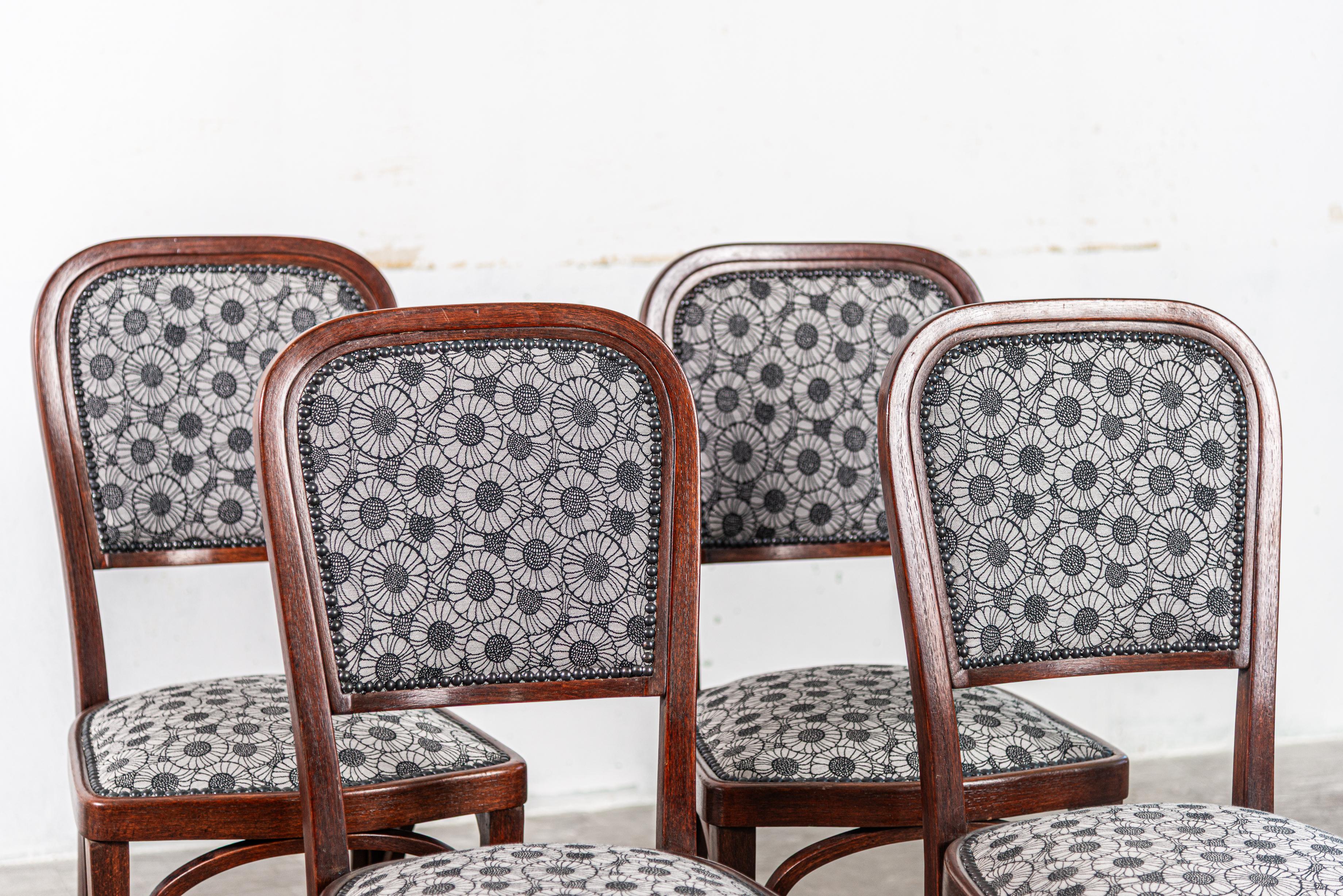 No. 715 Chaises Par Gustav Siegel, exécuté par J&J Kohn Vienne en 1901 en vente 2