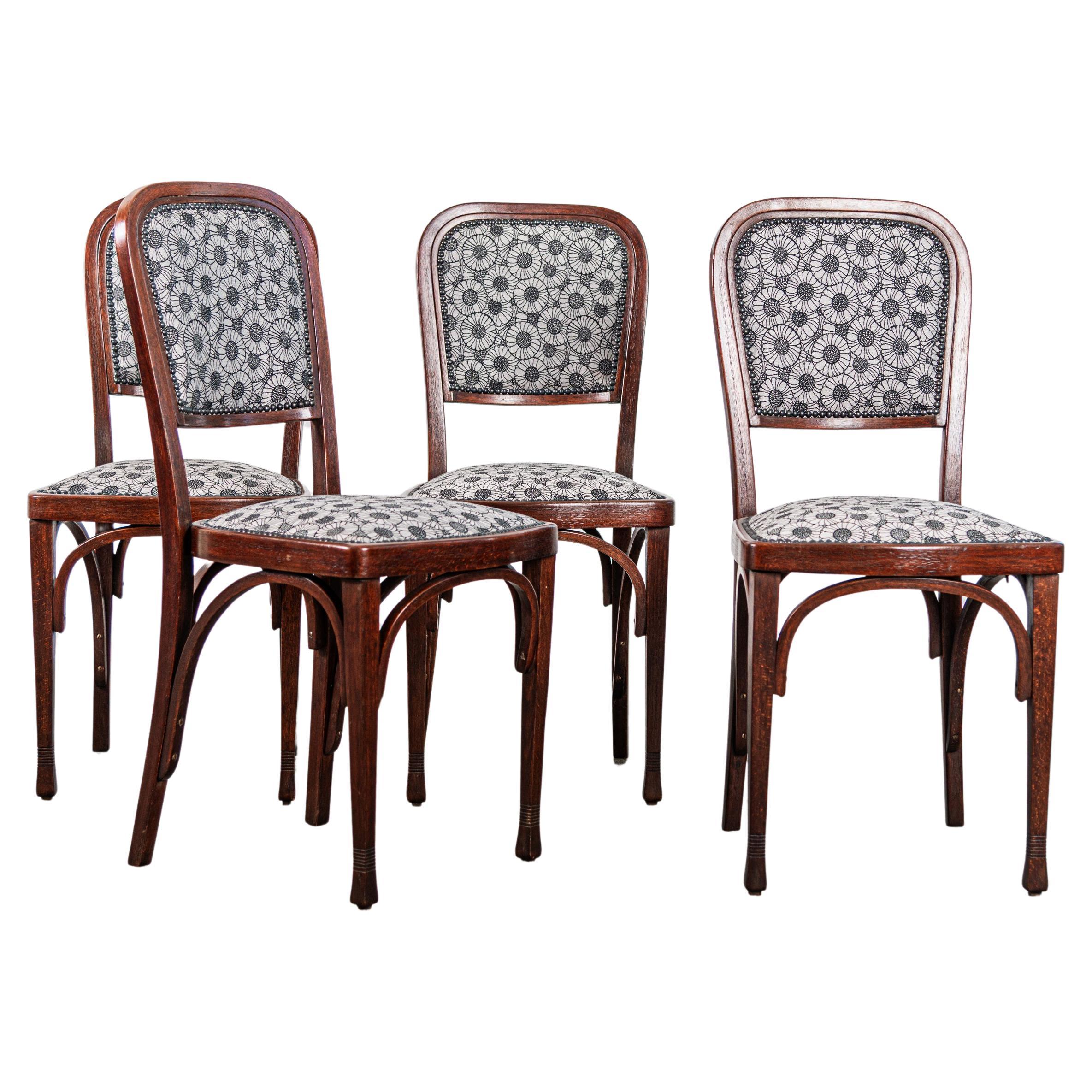 No. 715 Chaises Par Gustav Siegel, exécuté par J&J Kohn Vienne en 1901