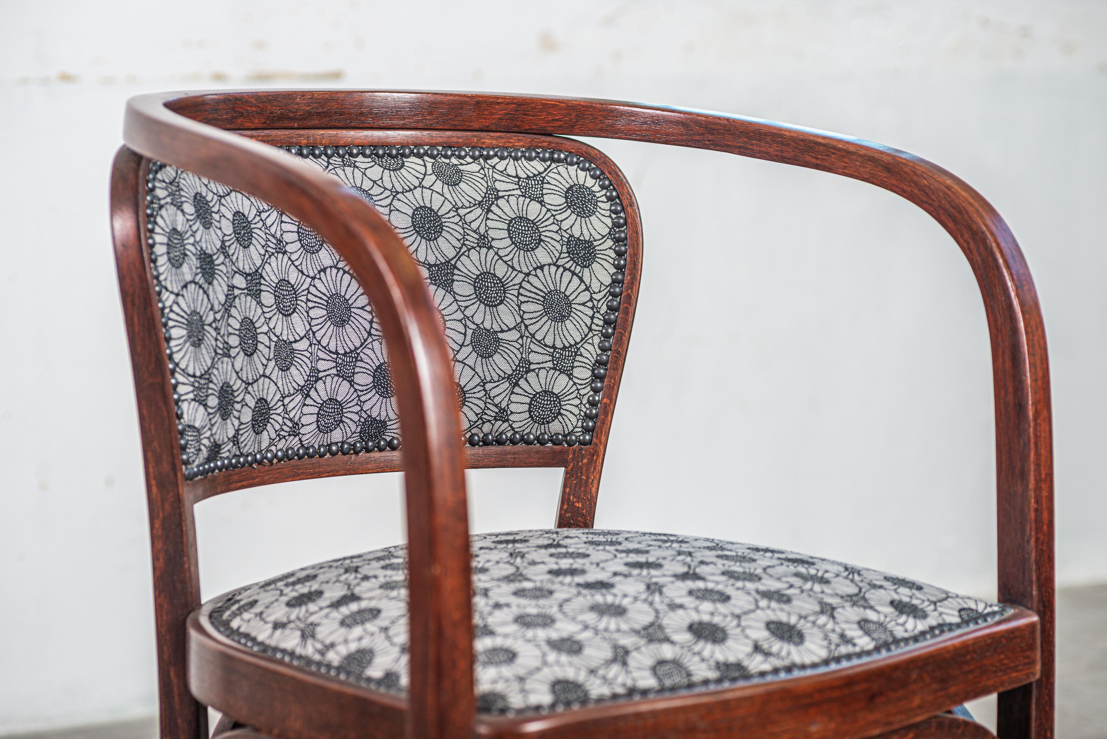 No. 715 Paire de fauteuils par Gustav Siegel pour Jacob and Josef Kohn, Vienne 19 en vente 9