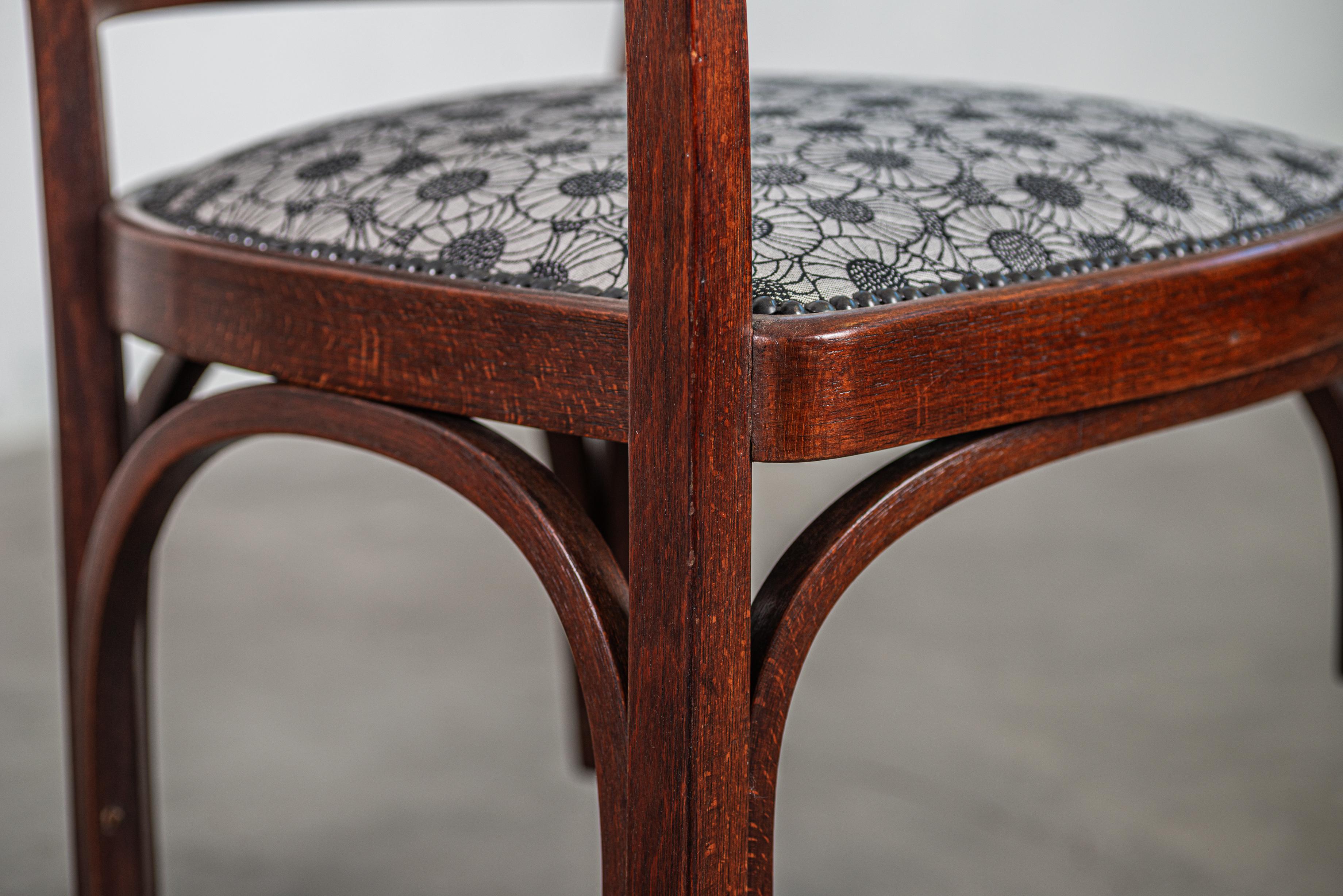 No. 715 Paire de fauteuils par Gustav Siegel pour Jacob and Josef Kohn, Vienne 19 en vente 10