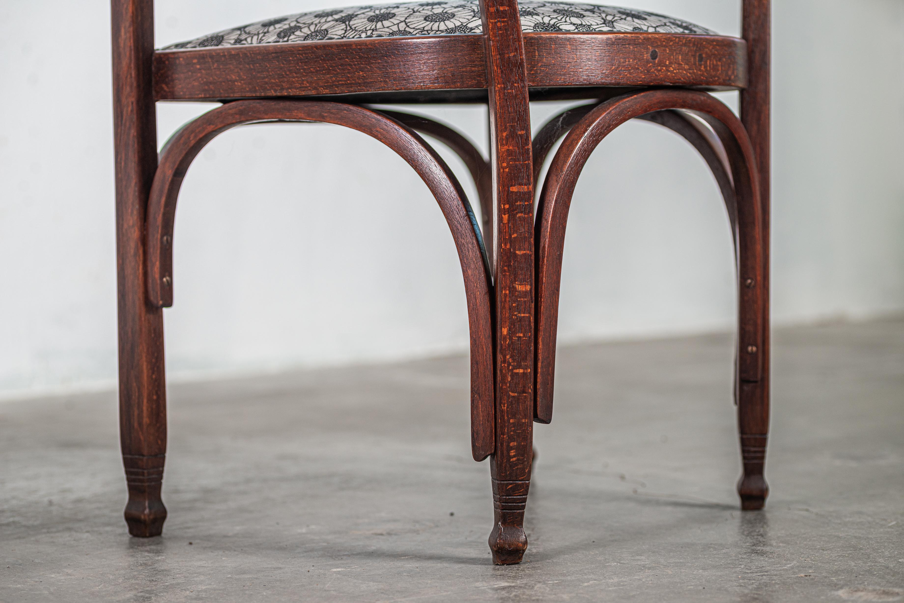 No. 715 Paire de fauteuils par Gustav Siegel pour Jacob and Josef Kohn, Vienne 19 en vente 11