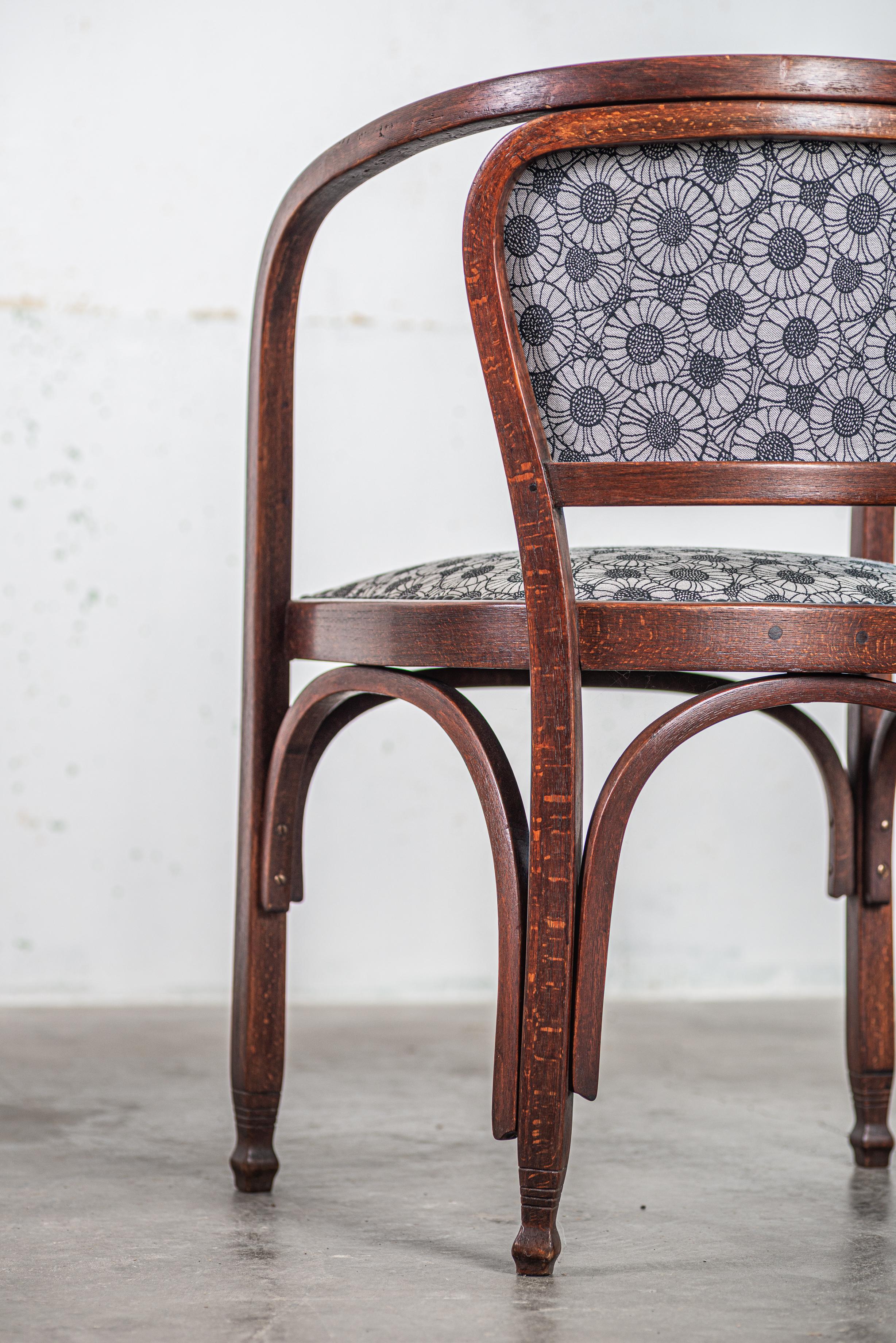 No. 715 Paire de fauteuils par Gustav Siegel pour Jacob and Josef Kohn, Vienne 19 en vente 12