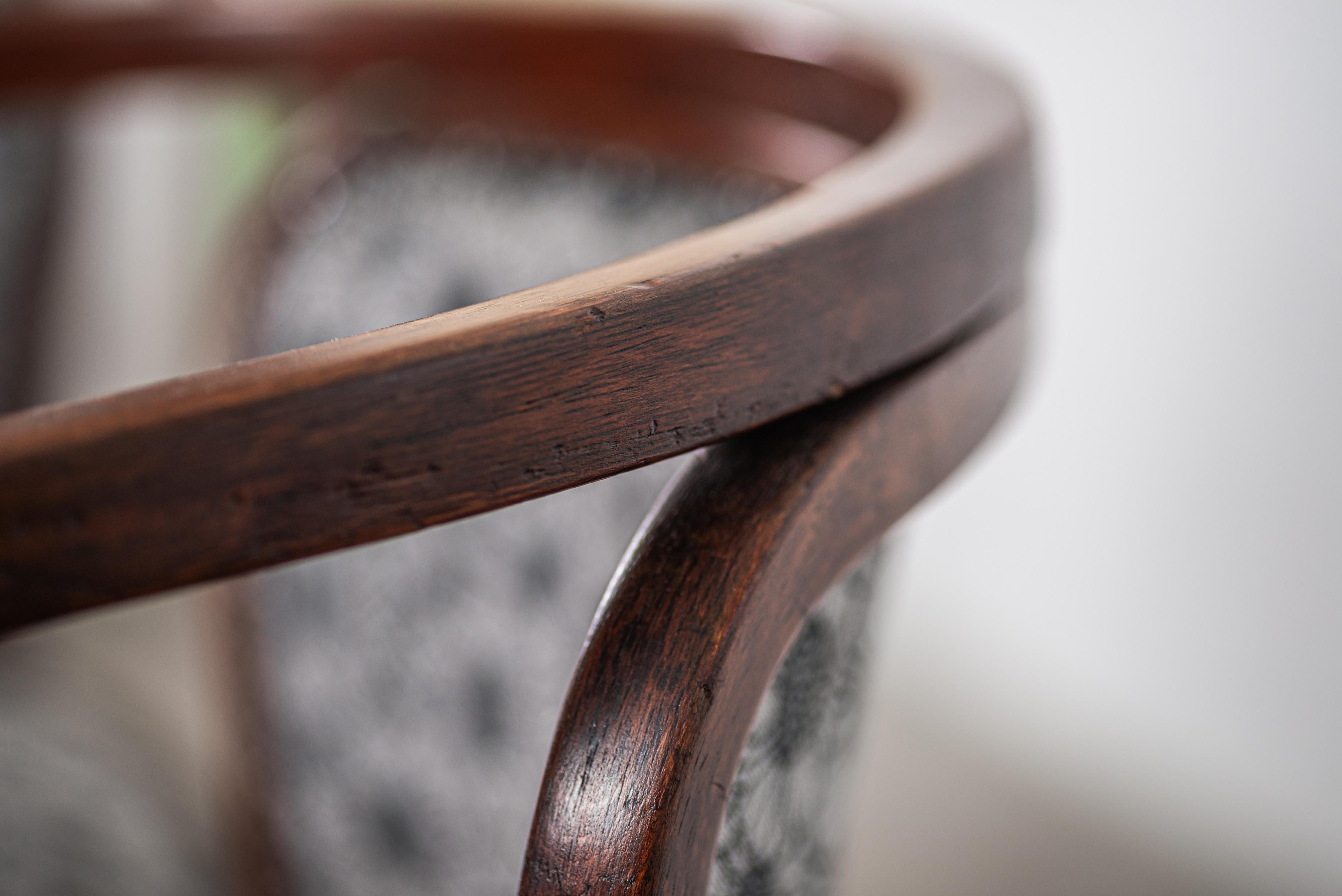 Début du 20ème siècle No. 715 Paire de fauteuils par Gustav Siegel pour Jacob and Josef Kohn, Vienne 19 en vente