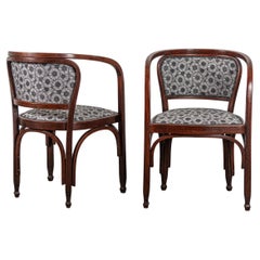 No. 715 Paire de fauteuils par Gustav Siegel pour Jacob and Josef Kohn, Vienne 19