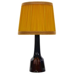 No. 940 Ceramic Table Lamp by Einar Johansen for Soholm, 1960s, Shade Included