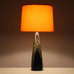 No. 953 Large Burgundia Table Lamp by Soholm 1950s, with Vintage Shade Included