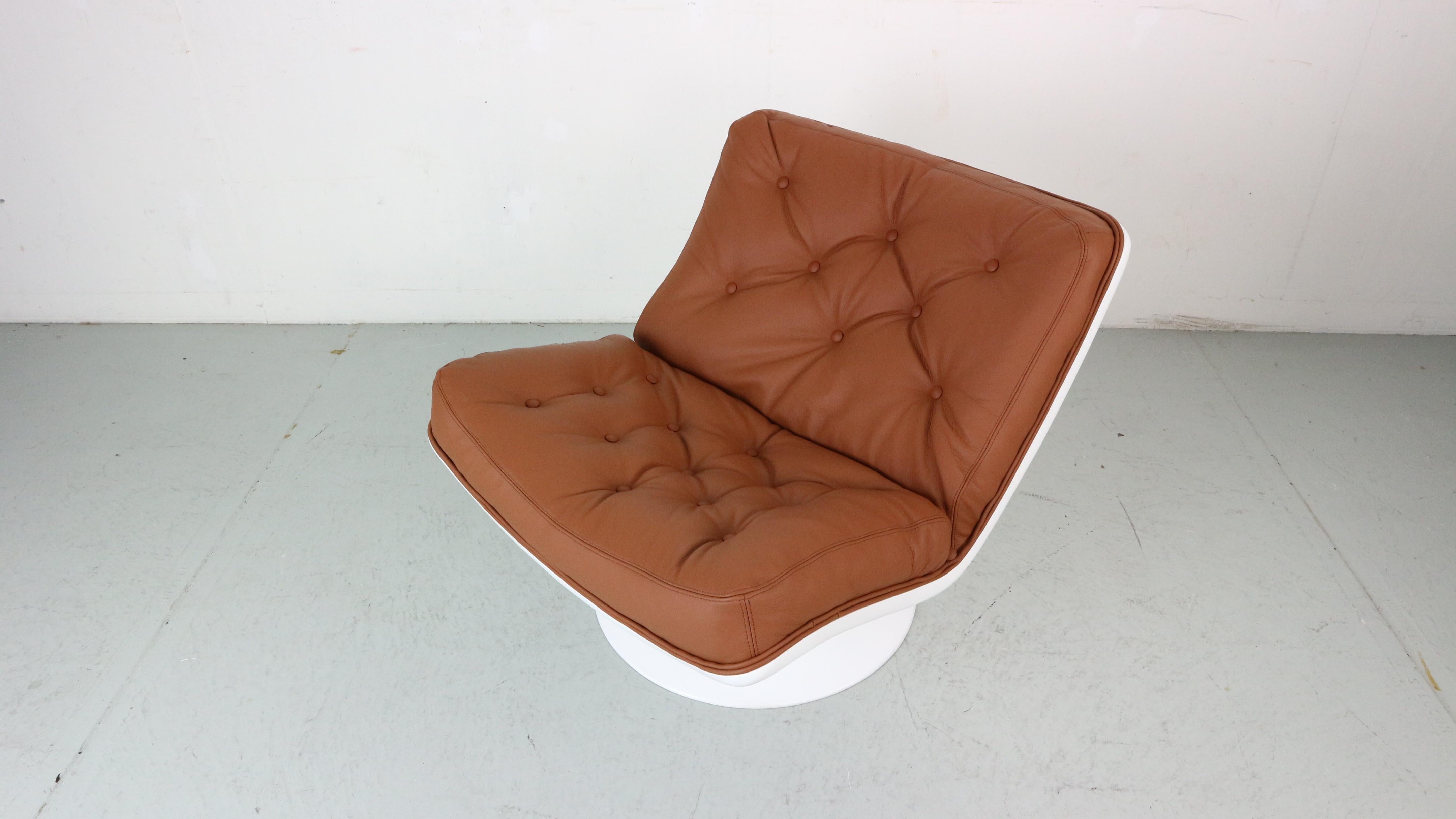 No. 976 Swivel Chair by Geoffrey Harcourt for Artifort, The Netherland For Sale 4