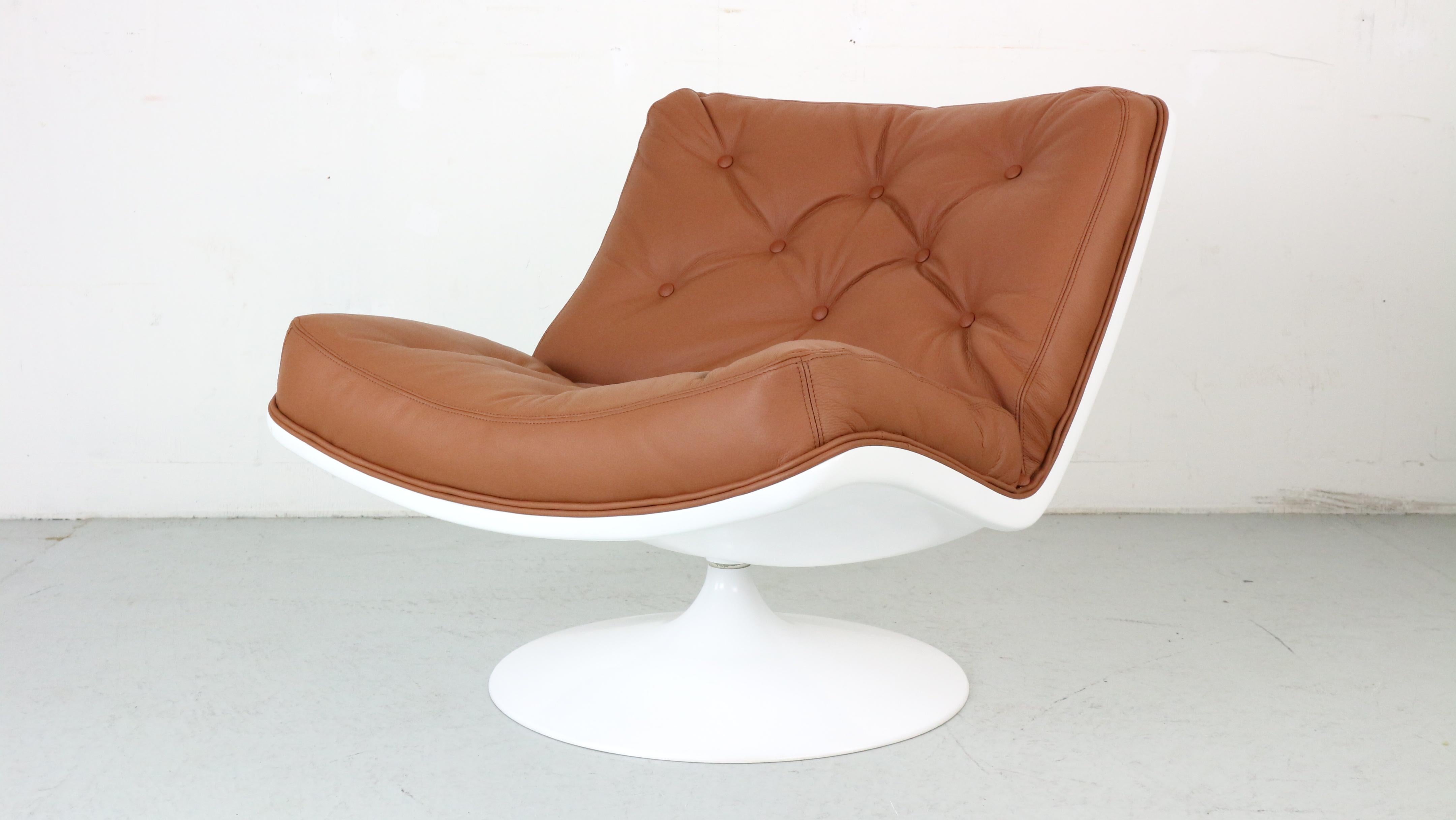 No. 976 Swivel Chair by Geoffrey Harcourt for Artifort, The Netherland For Sale 11