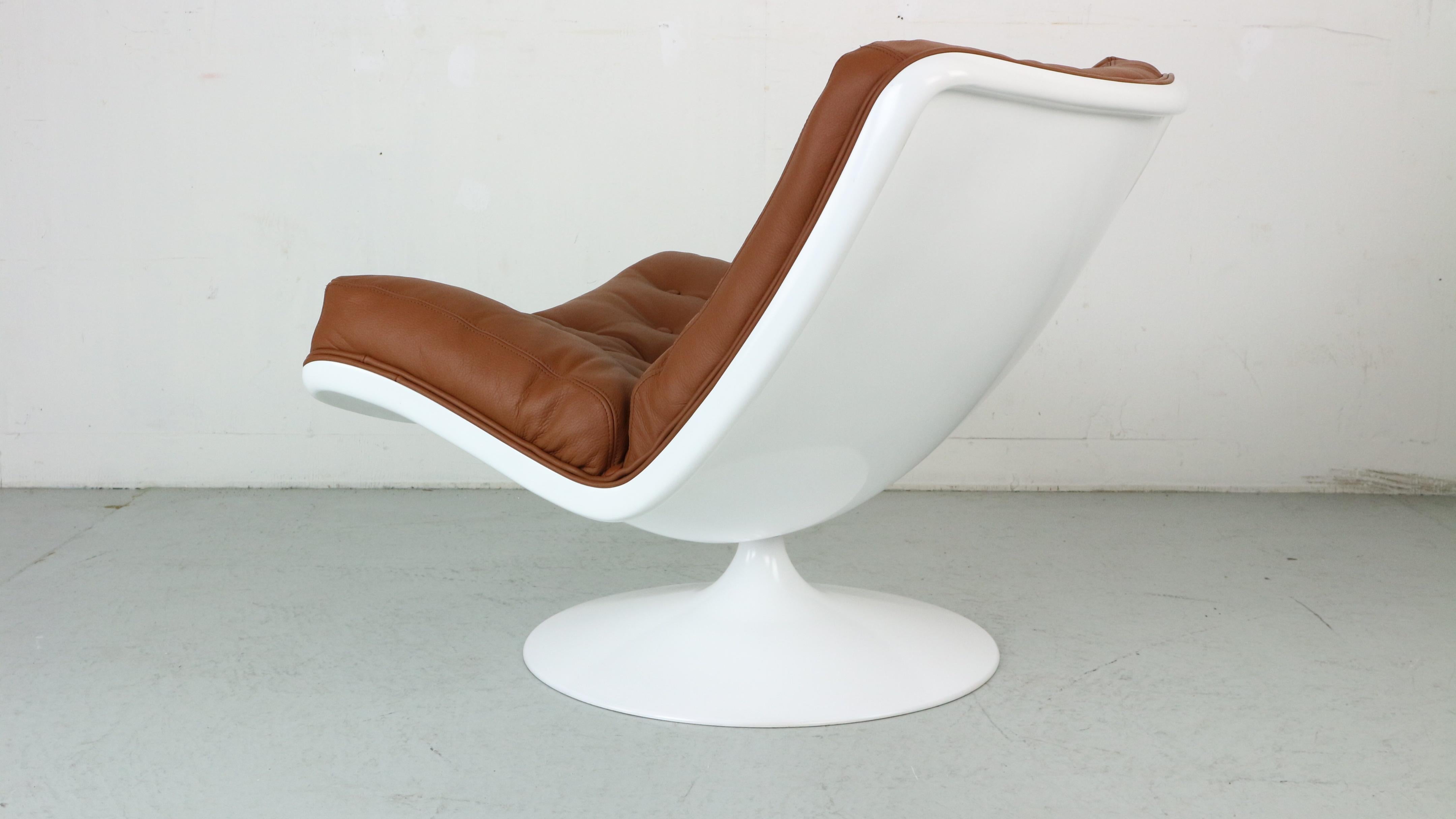 No. 976 Swivel Chair by Geoffrey Harcourt for Artifort, The Netherland In Good Condition For Sale In The Hague, NL