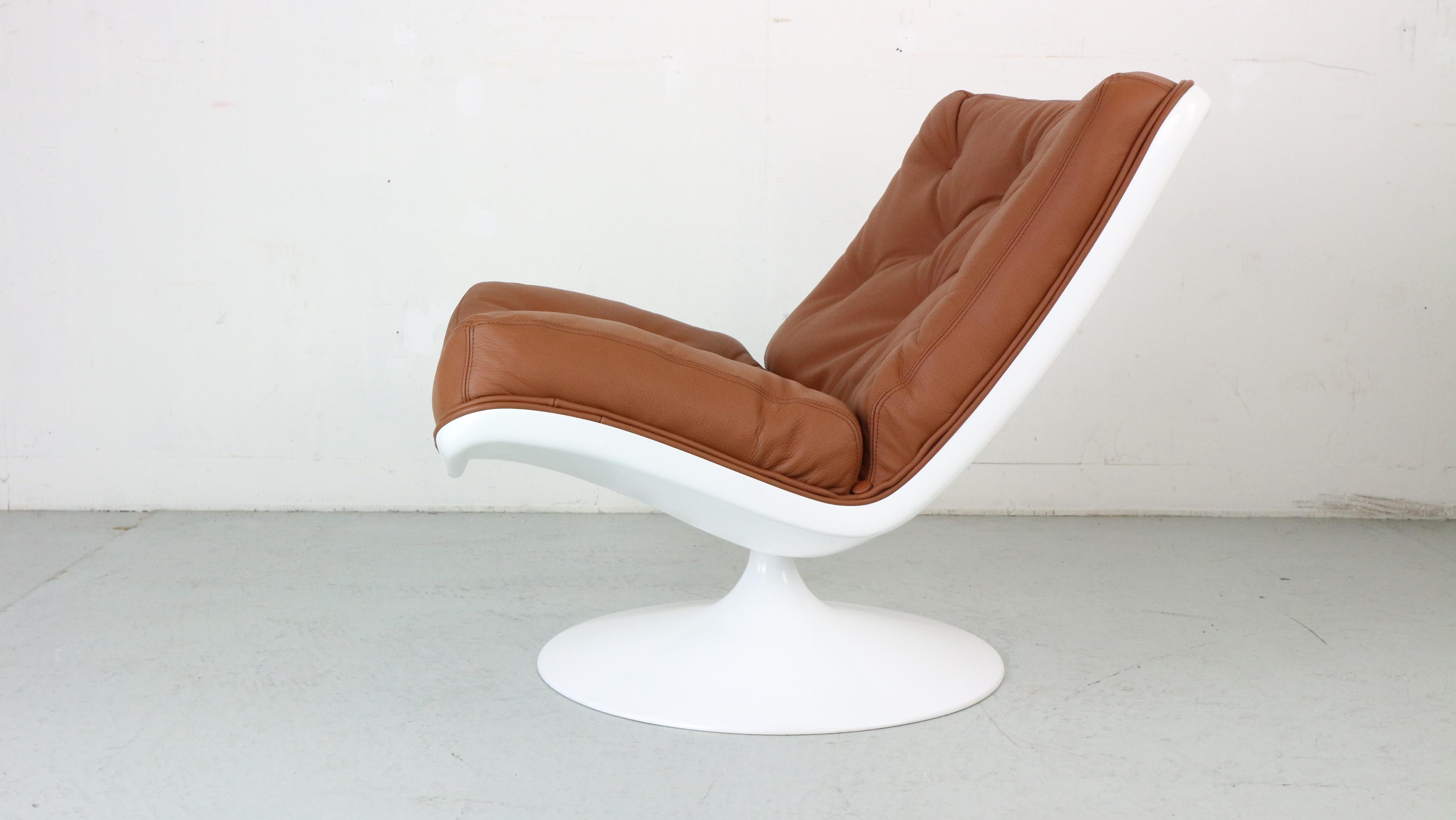20th Century No. 976 Swivel Chair by Geoffrey Harcourt for Artifort, The Netherland For Sale