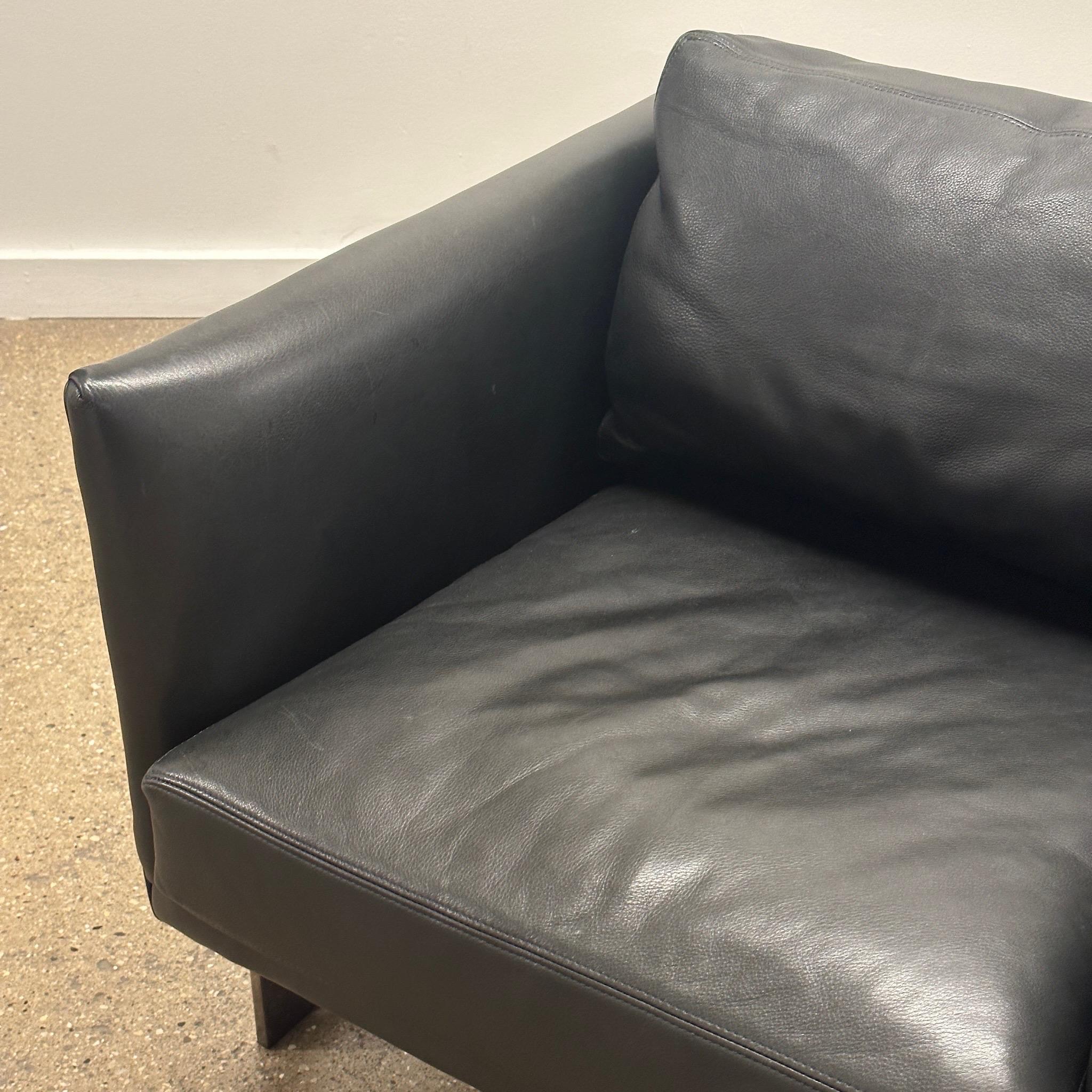 Nº 989 Silla T-Back Cube Lounge de Milo Baughman para Thayer Coggin Moderno de mediados de siglo en venta