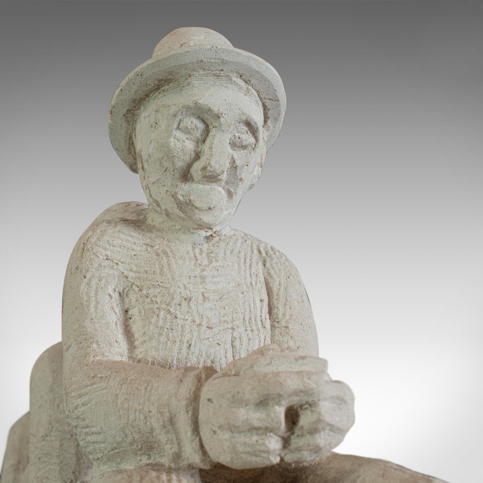 Pietra No Evil, Opera d'arte scultorea, Scultura, Dominic Hurley, Portland Stone, Allegoria in vendita