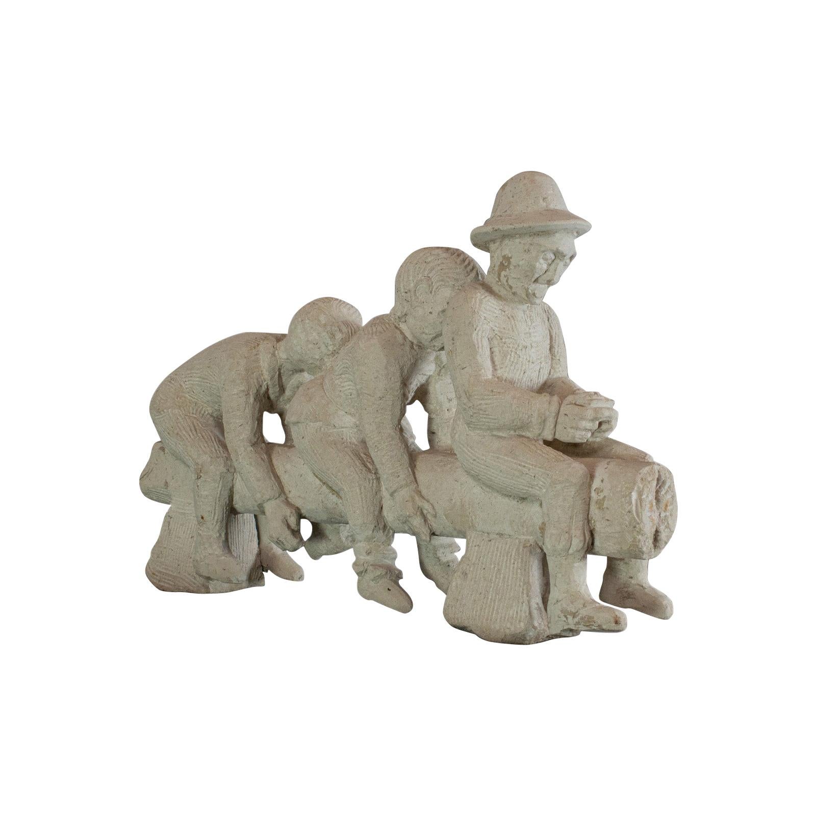 No Evil, Obra de arte escultórica, Escultura, Dominic Hurley, Portland Stone, Alegoría