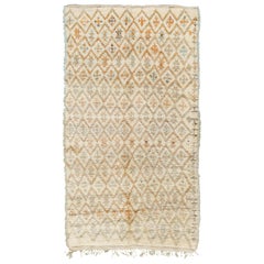 NO FURNITURE Vintage Moroccan Beni Ourain Tribe Rug