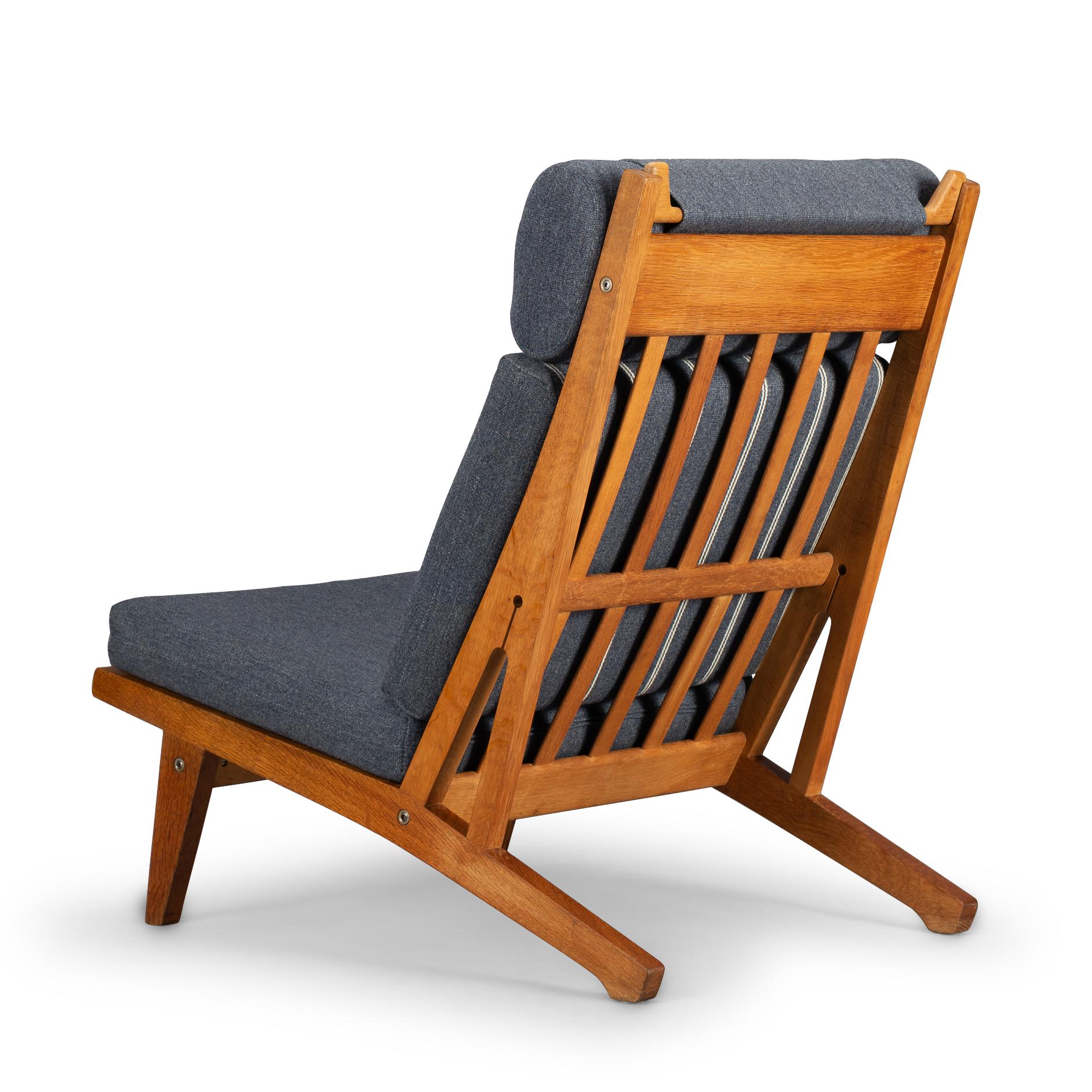 Danish No. GE375 Gentlemen Lounge Chair by Hans J. Wegner for GETAMA, 1960s