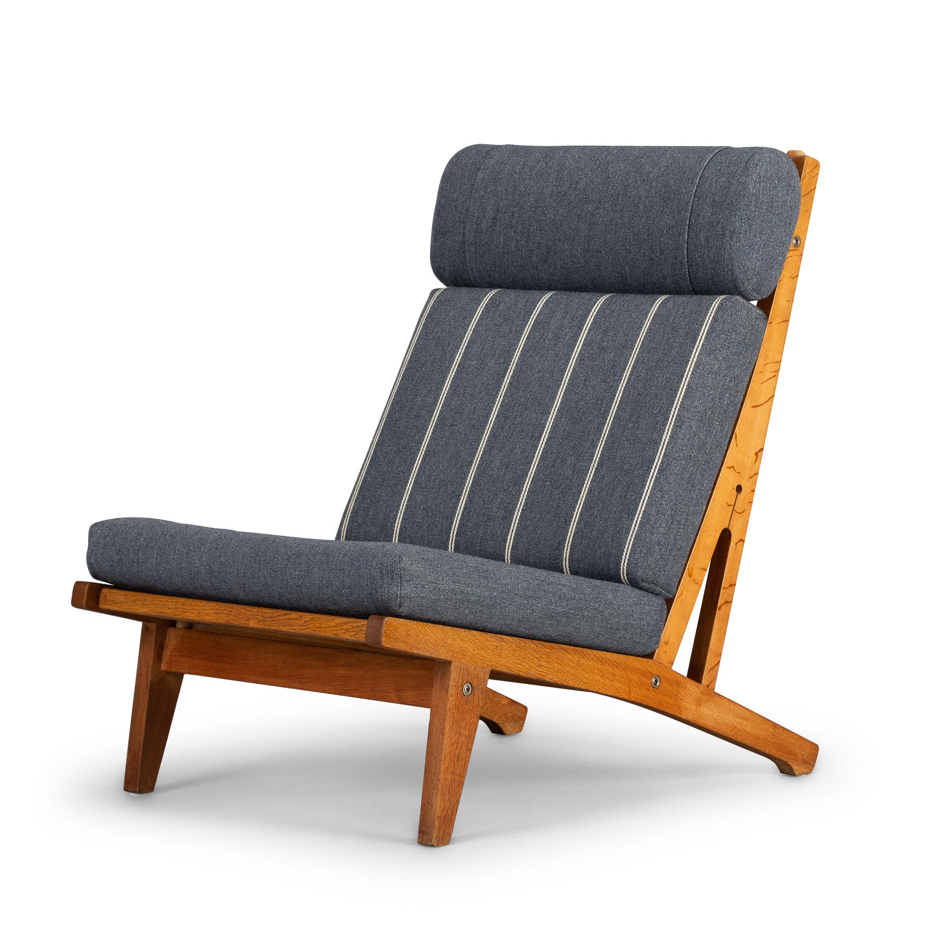 No. GE375 Gentlemen Lounge Chair by Hans J. Wegner for GETAMA, 1960s In Good Condition In Elshout, NL