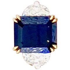 No Heat Sapphire Cocktail Ring