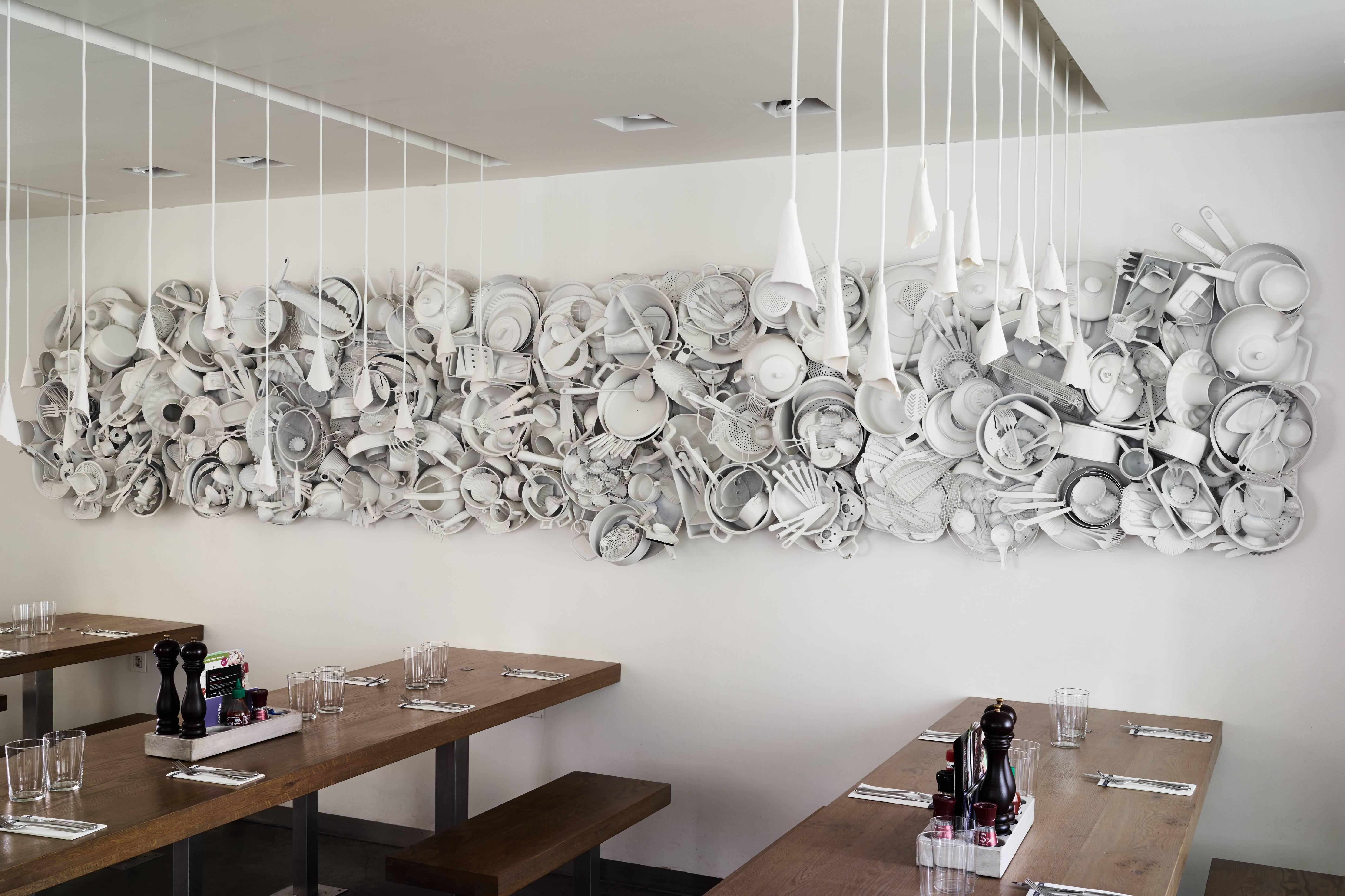 No Limits Kitchen Utensils Fine Art Wall Sculptures (Belgisch)