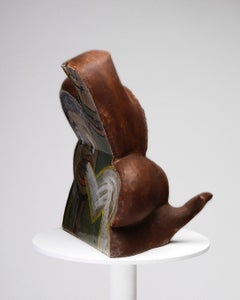 No More Words in Stoneware and Glaze (Nombre de mots en grès et glaçure) de Malcolm Mobutu Smith