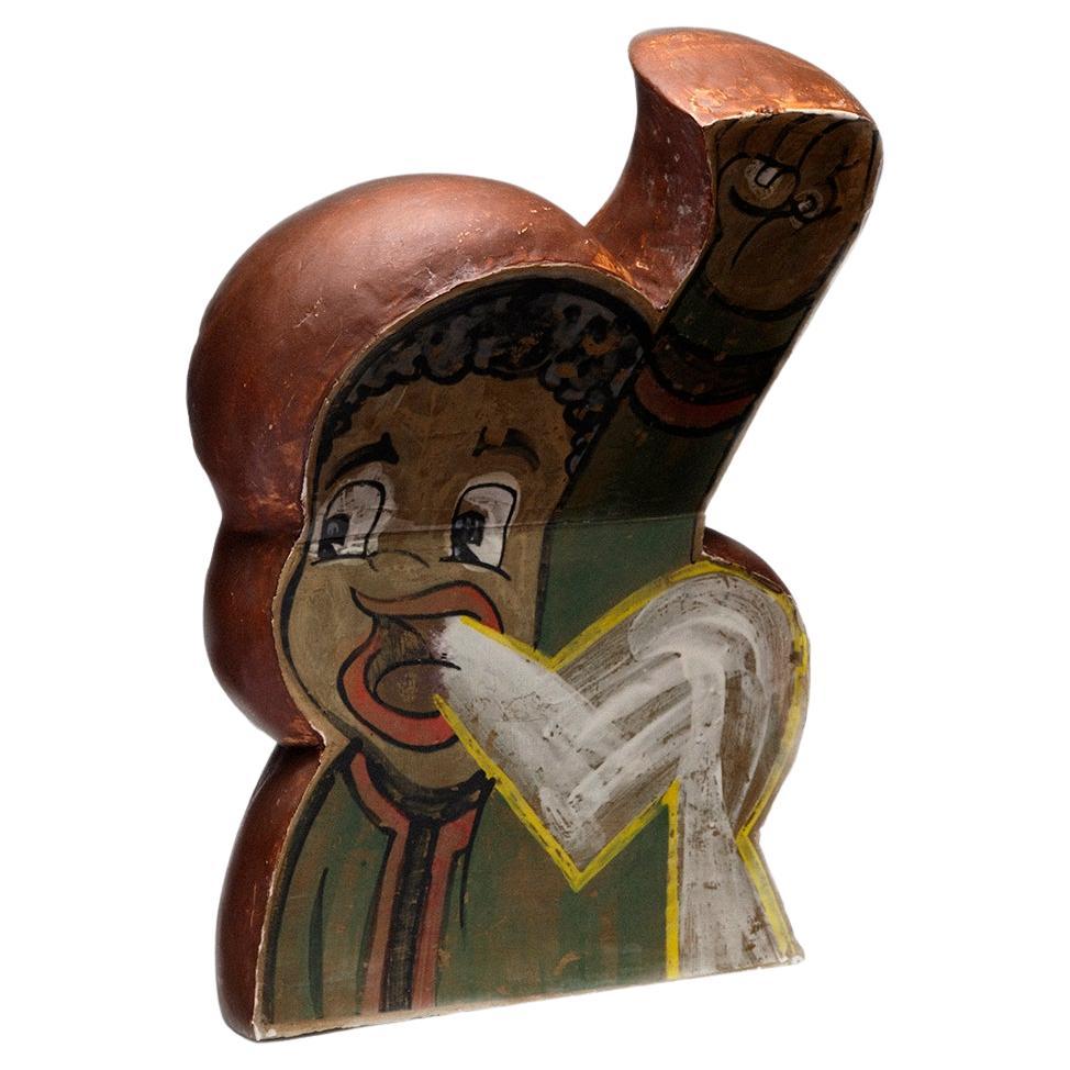 No More Words in Stoneware and Glaze di Malcolm Mobutu Smith in vendita