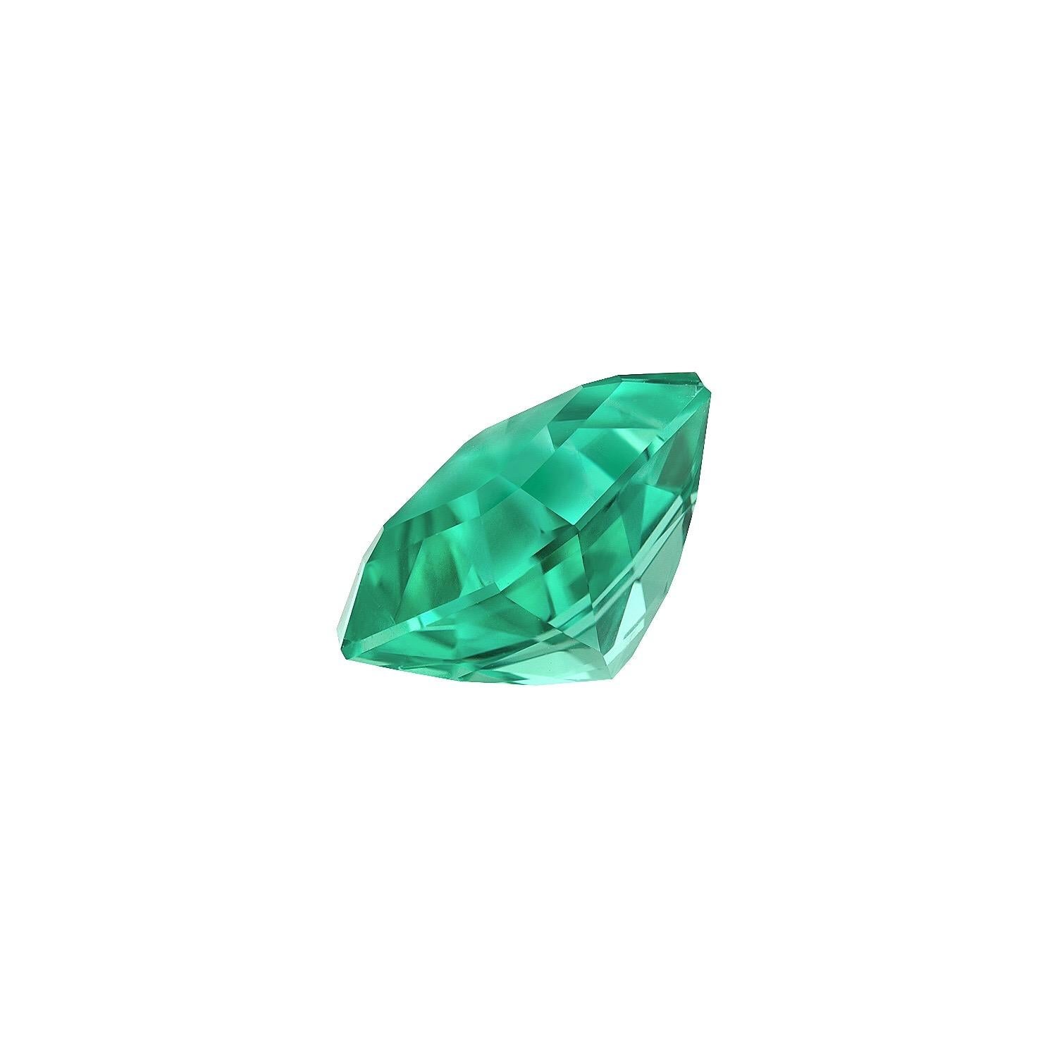 Rare and exceptional, untreated - “no oil”, 2.14 carat Colombian Emerald gem. Superior in clarity and cut, this “loupe clean”, square octagon gem, is offered loose to the worlds' most discerning gem collectors.
The AGL gem certificate is attached to