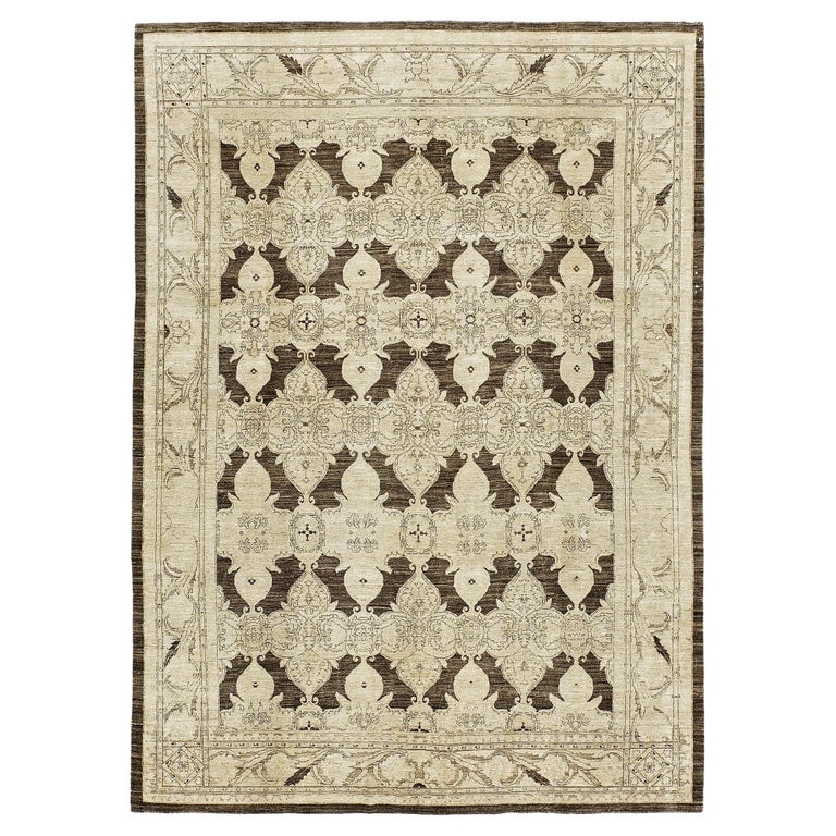 Mehraban Vintage Style Arts and Crafts Design Rug For Sale at 1stDibs