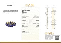 NO RESERVE! 13.12 Carat Sapphire Eternity Band - 14 kt. Gold - Ring