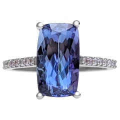 NO RESERVE! 4.13Ct Tanzanite
0.16Ct Diamonds - 14 kt. White gold - Ring NO RESERVE! 4.13Ct Tanzanite
0.16Ct Diamonds - 14 kt. White gold - Ring