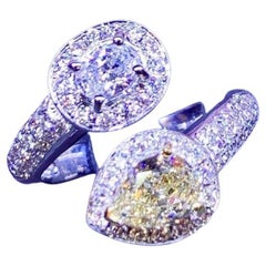 KEINE RESERVE!! GIA-zertifizierter ct 1,49 Karat Diamanten auf Ring
