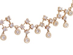 NO RESERVE!  -  IGI 2.68cttw Pink Diamonds - 14K Pink Gold Necklace