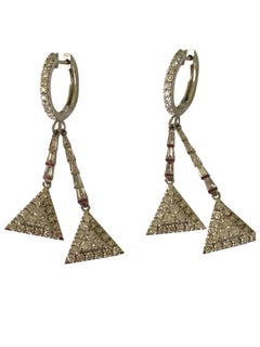 Ct 3 of Diamonds on Earrings in Gold