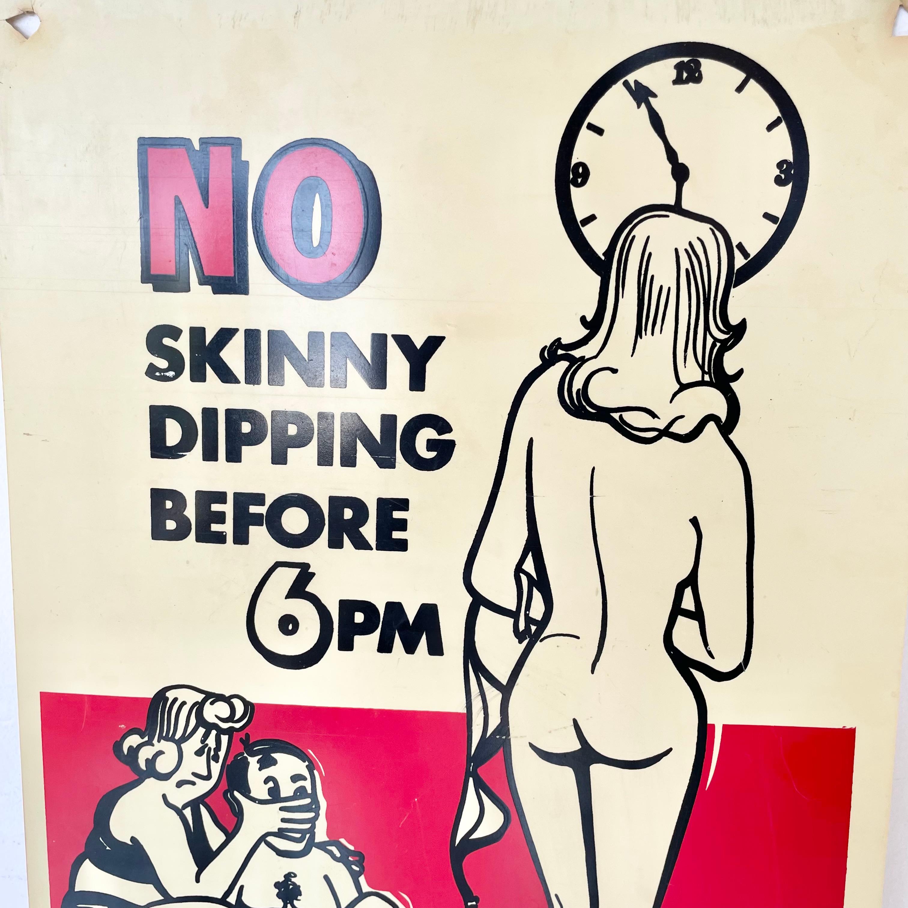 vintage skinny dipping