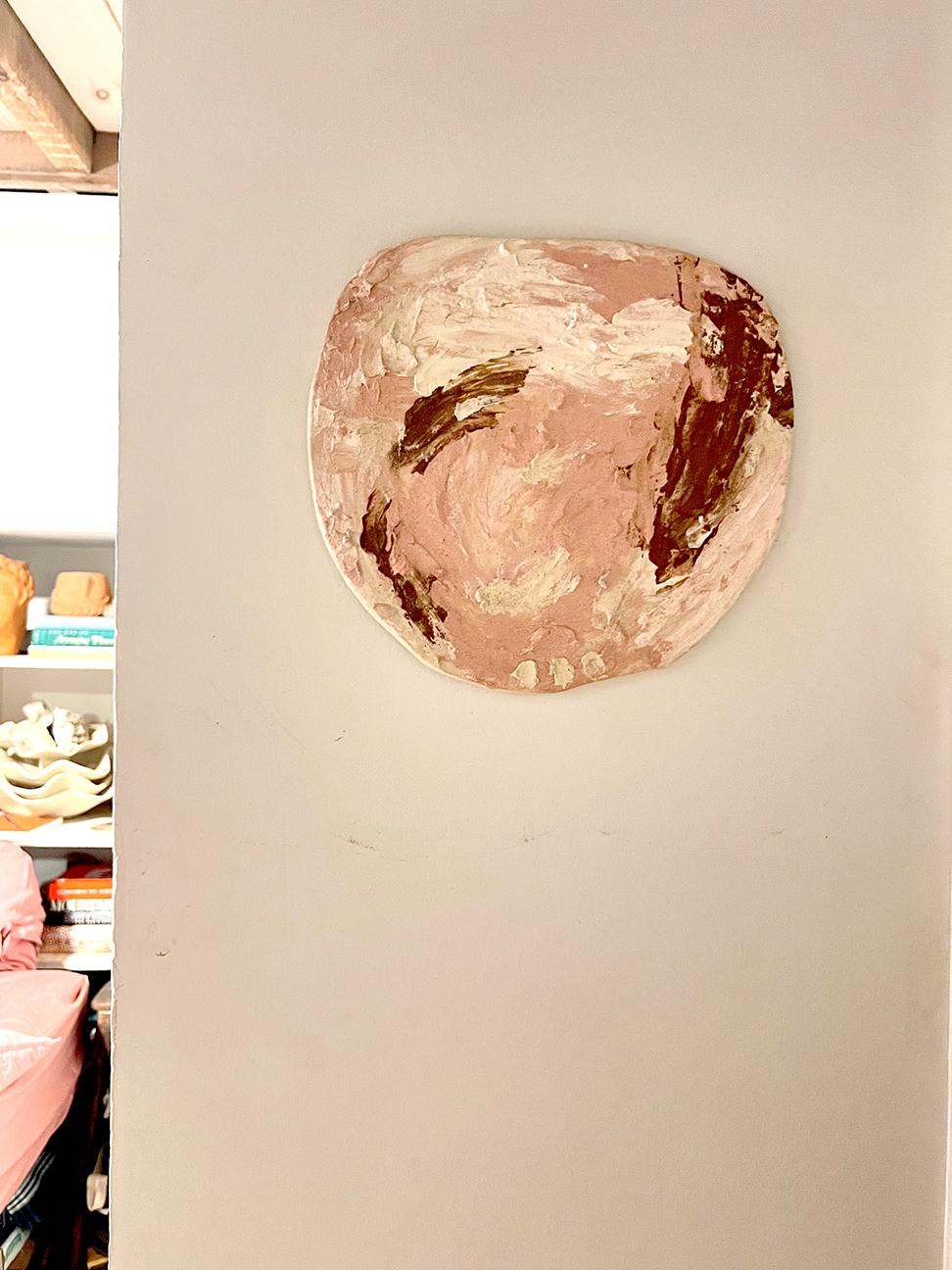 Organico moderno NO.0001  Rosa Multi  Un'opera d'arte pittorica da appendere al muro in vendita