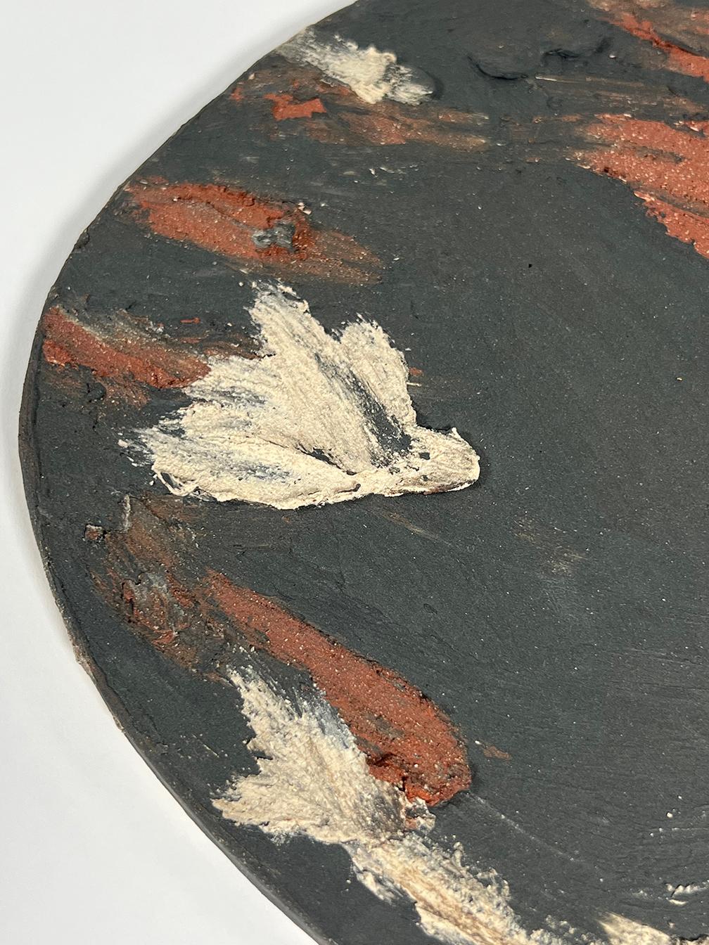 This new collection features the technique of layering colored clay onto vessels, a process that feels much like painting on a canvas. It’s been an exciting and deeply personal journey, where letting go of precision has allowed me to fully embrace