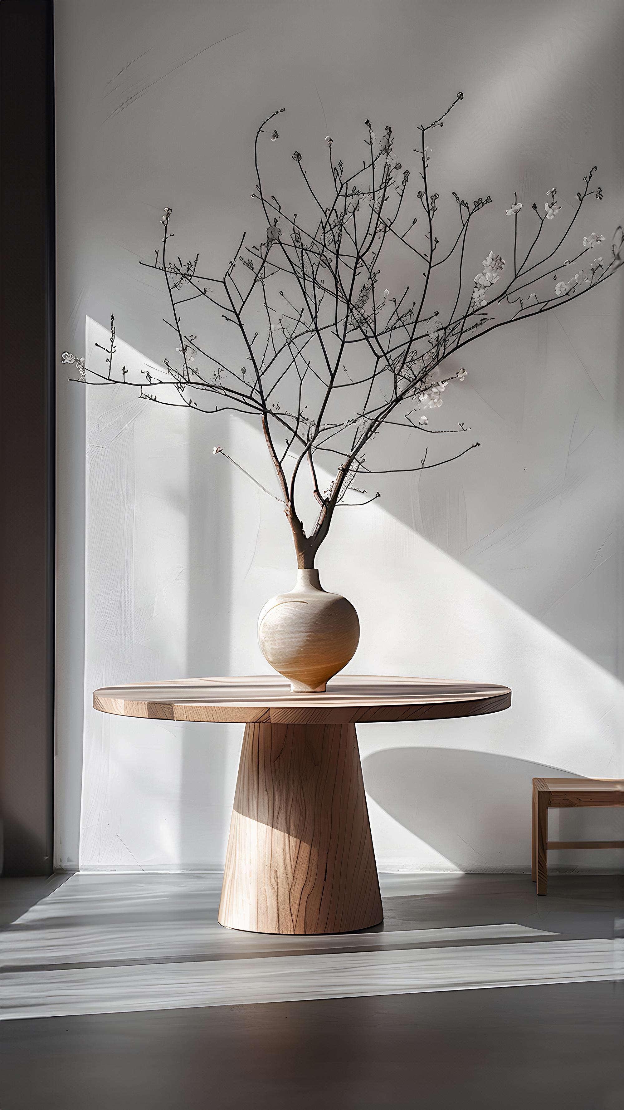 Bois de feuillus Tables de salle à manger Socle n°01, chef-d'œuvre en bois massif par NONO en vente