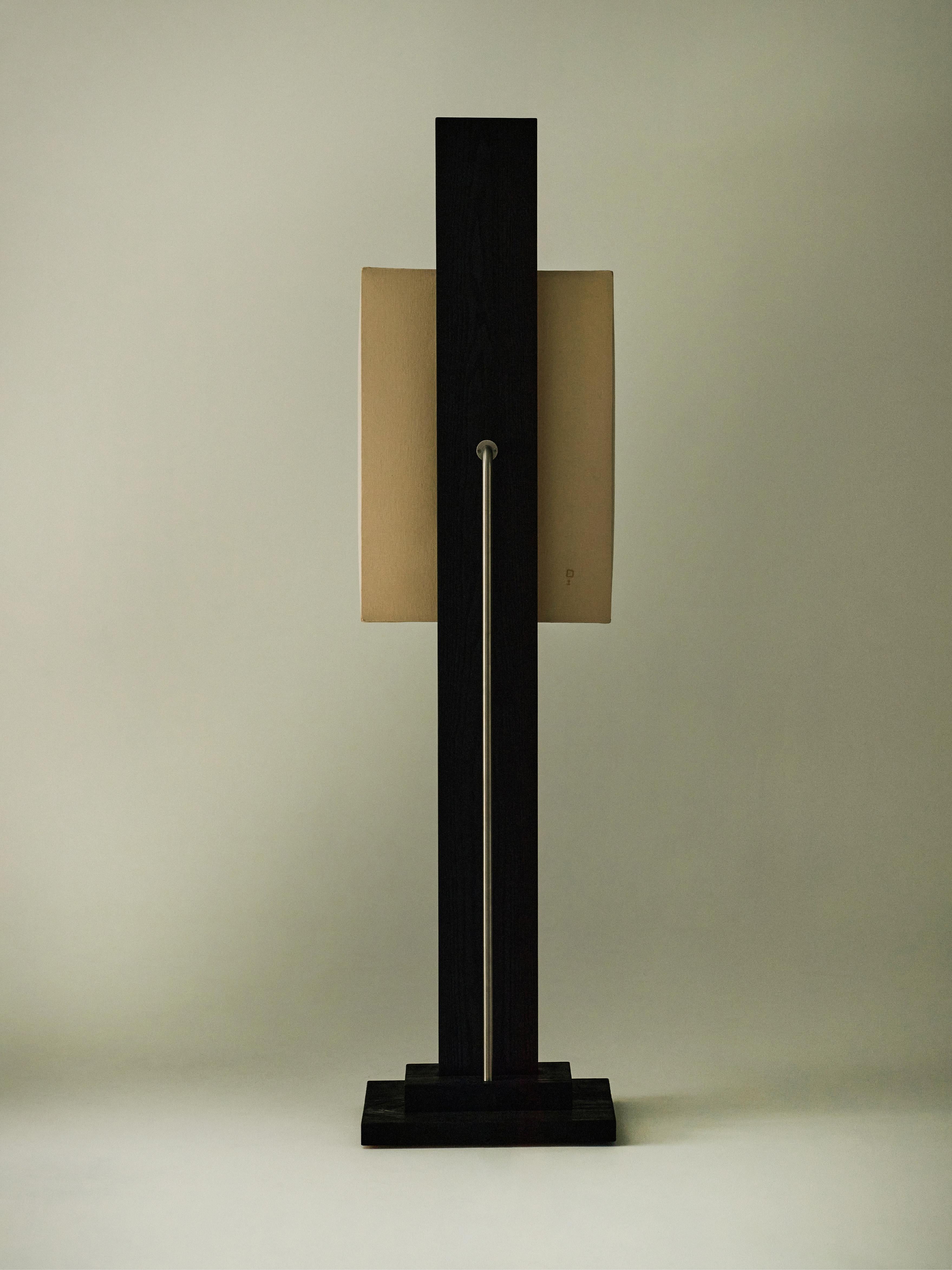 Stainless Steel No.0122 Standing Lamp by Olivia Bossy For Sale