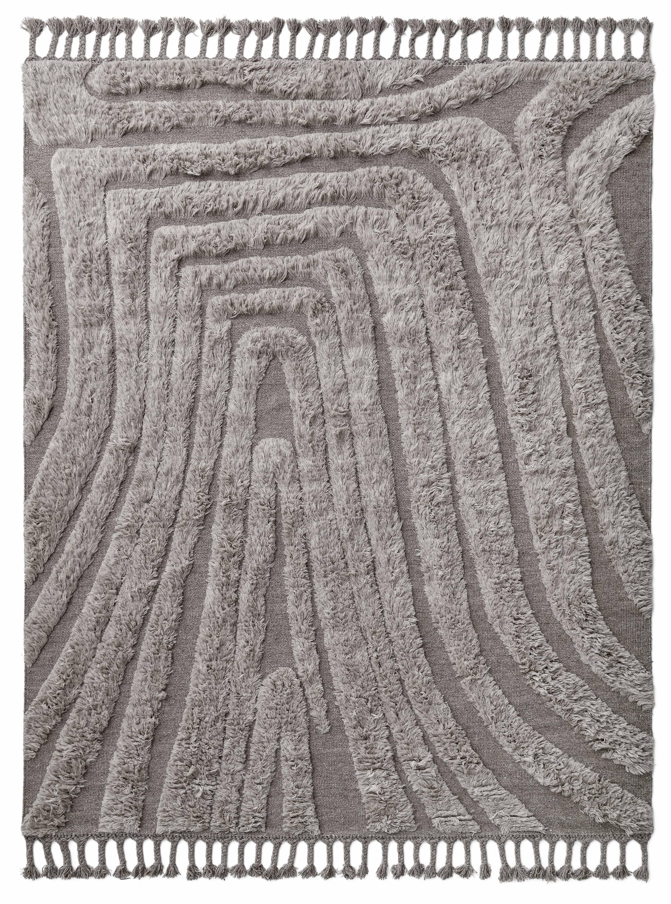 No.04 Rug by Cappelen Dimyr
Dimensions: D280 x H360
Materials: 85% wool 15% cotton

no.04 is a decorative hand-knotted pile in natural wool. The soft irregular pattern creates a vivid and intriguing feel. The rug is made in natural and un