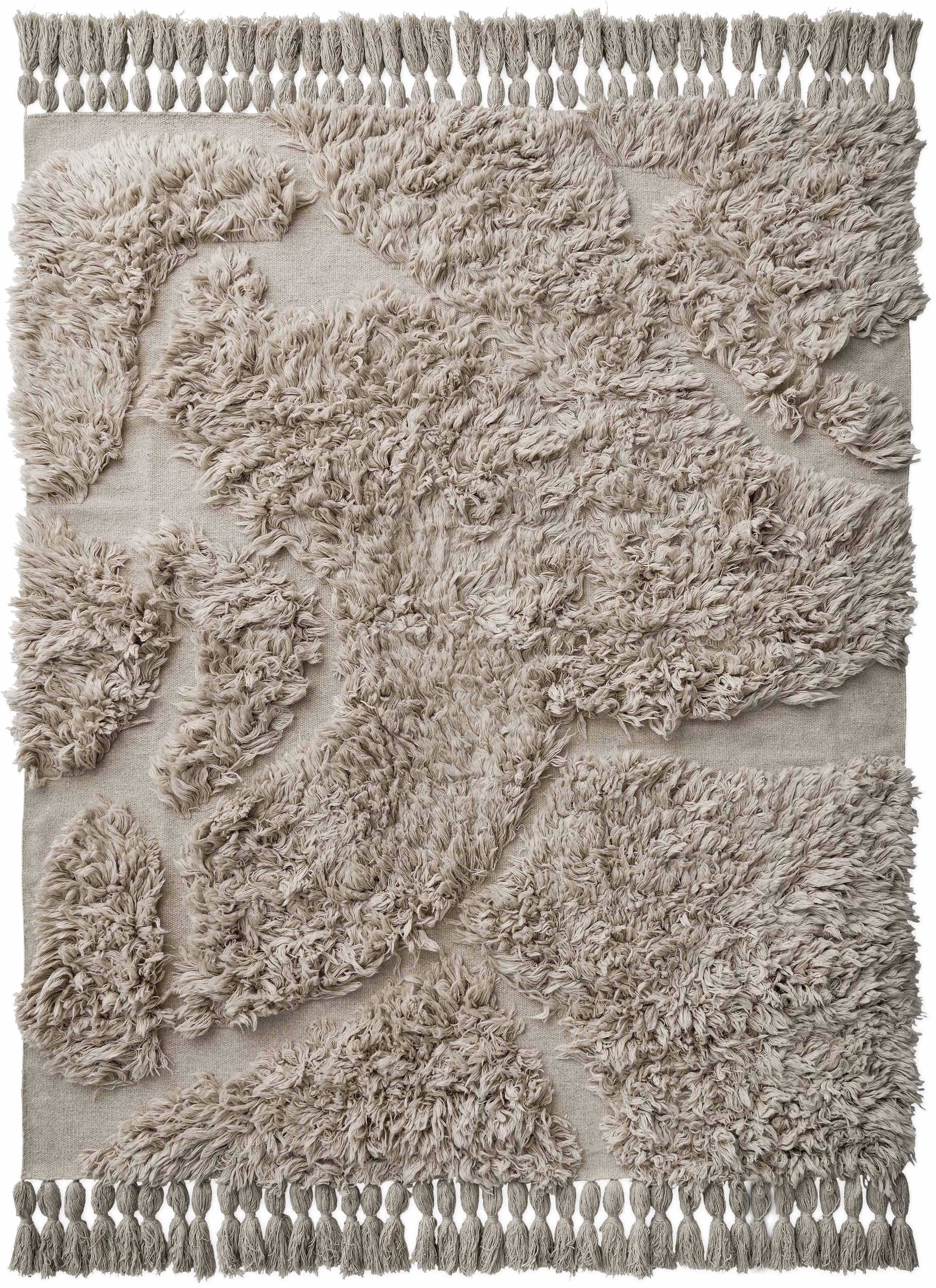 No.07 Rug by Cappelen Dimyr
Dimensions: D290 x H350 cm
Materials: 85% wool 15% cotton

no.07 is an homage to the understated bohemian elegance that is the core DNA of Cappelen Dimyr. The soft irregular pattern of high and lows creates a vivid
